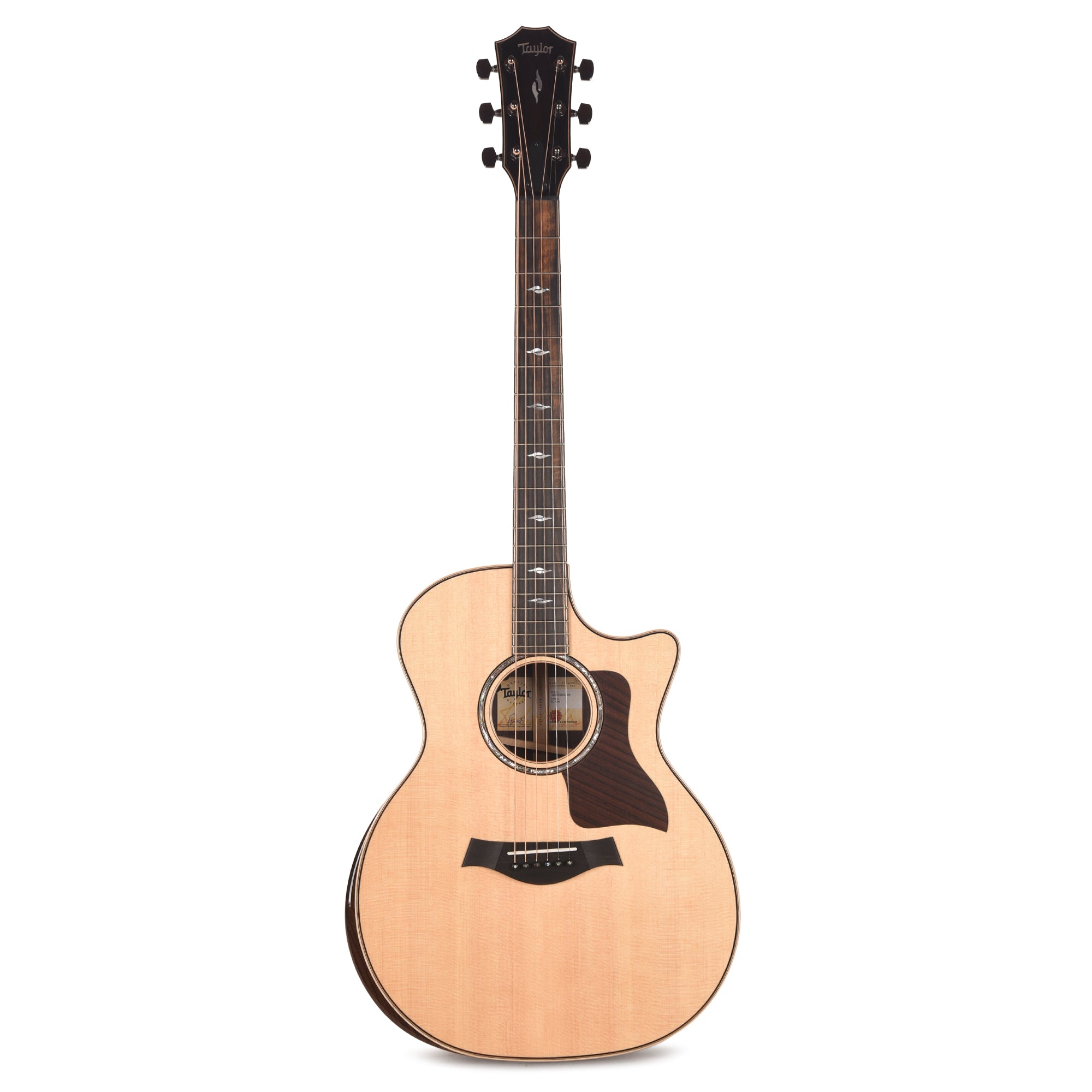 Taylor Next Generation 814ce Grand Auditorium Sitka Spruce/Rosewood Natural w/Claria Acoustic Guitars