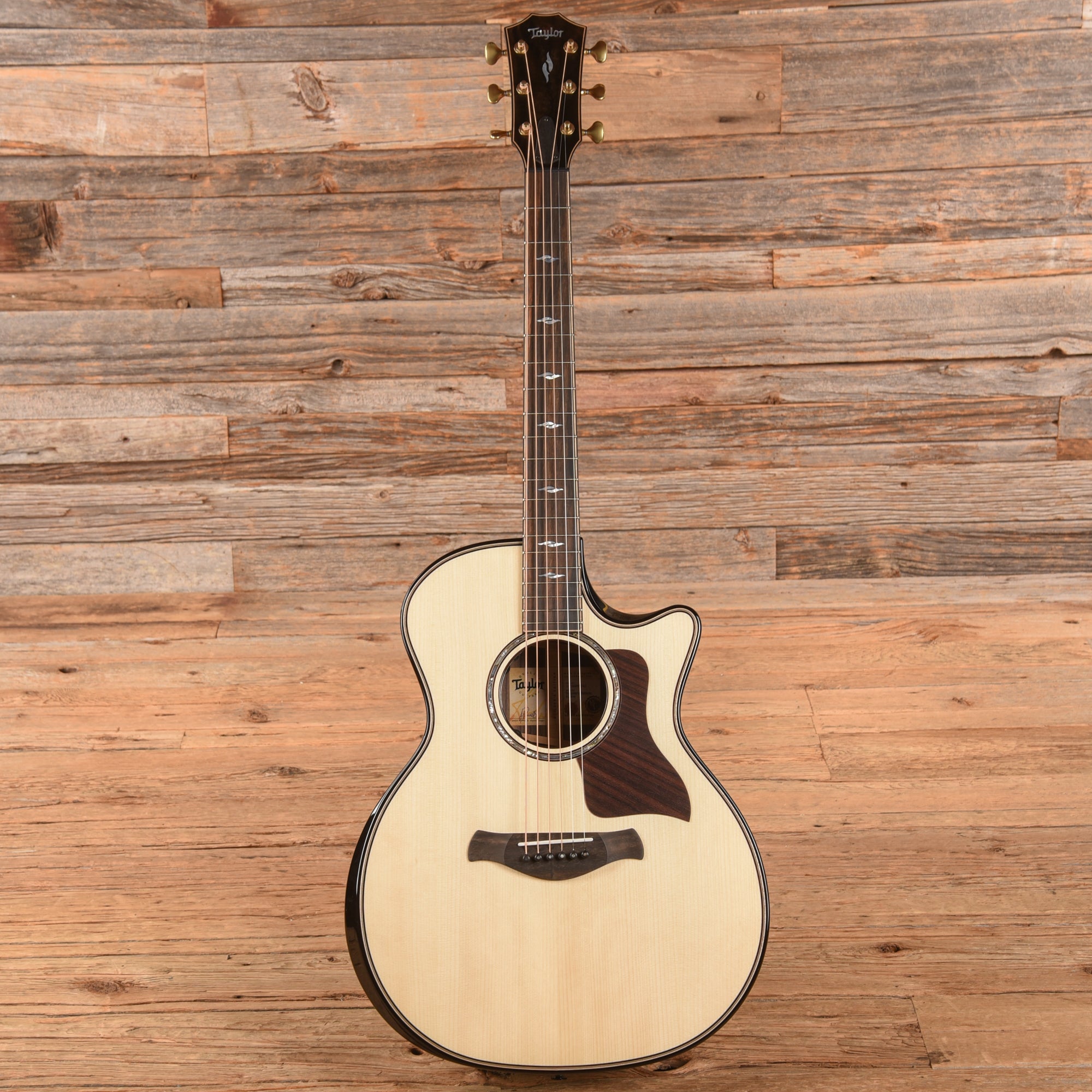 Taylor Next Generation Builder's Edition 814ce Grand Auditorium Adirondack Spruce/Rosewood Natural w/Claria Acoustic Guitars
