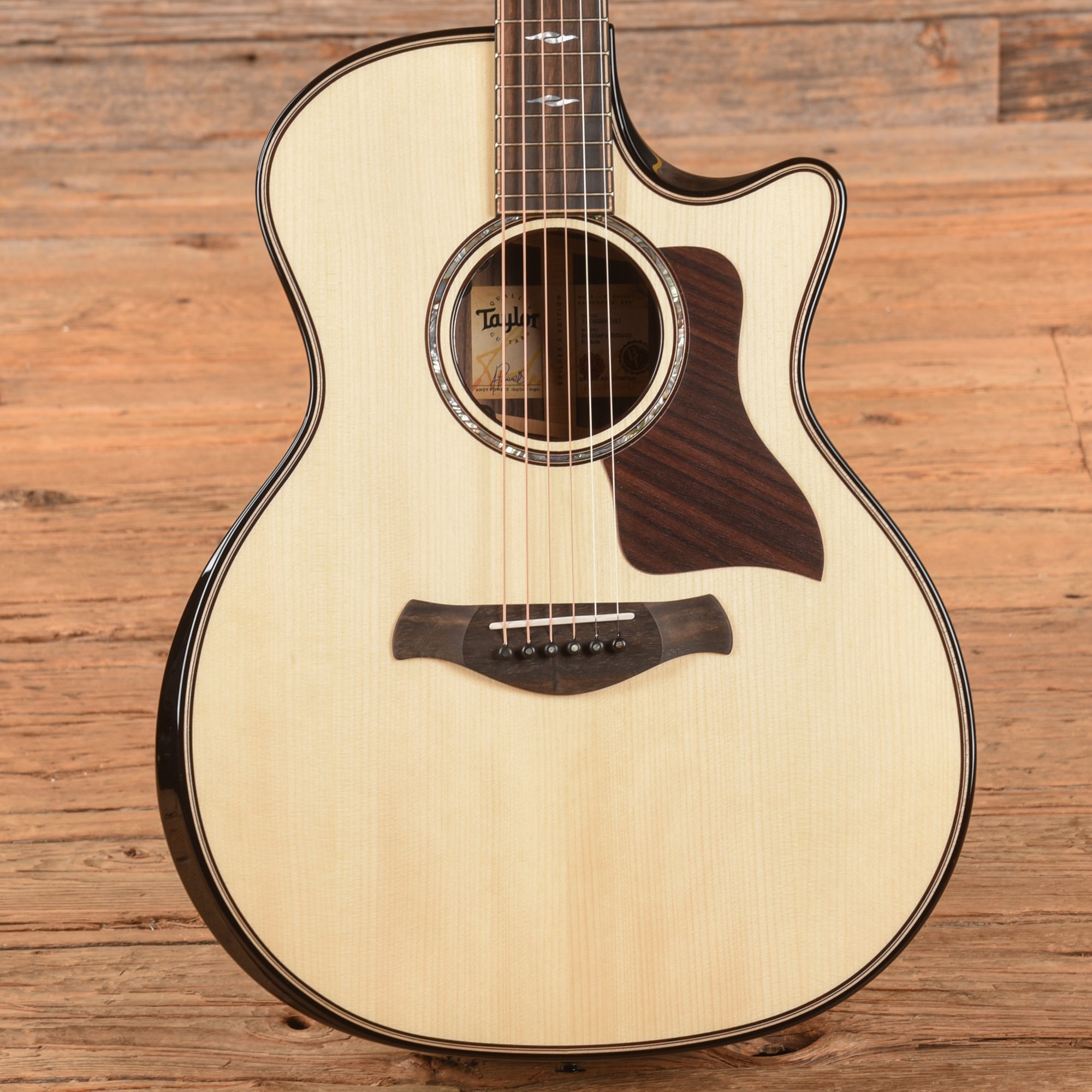 Taylor Next Generation Builder's Edition 814ce Grand Auditorium Adirondack Spruce/Rosewood Natural w/Claria Acoustic Guitars