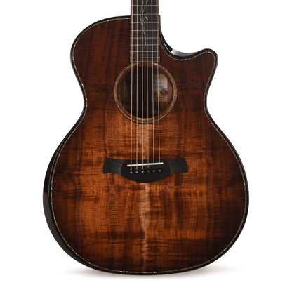 Taylor Next Generation Builder's Edition K24ce Grand Auditorium Figured Hawaiian Koa Kona Burst w/Claria Pickup Acoustic Guitars