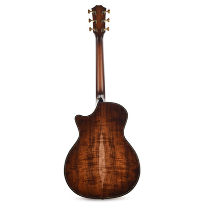 Taylor Next Generation Builder's Edition K24ce Grand Auditorium Figured Hawaiian Koa Kona Burst w/Claria Pickup Acoustic Guitars