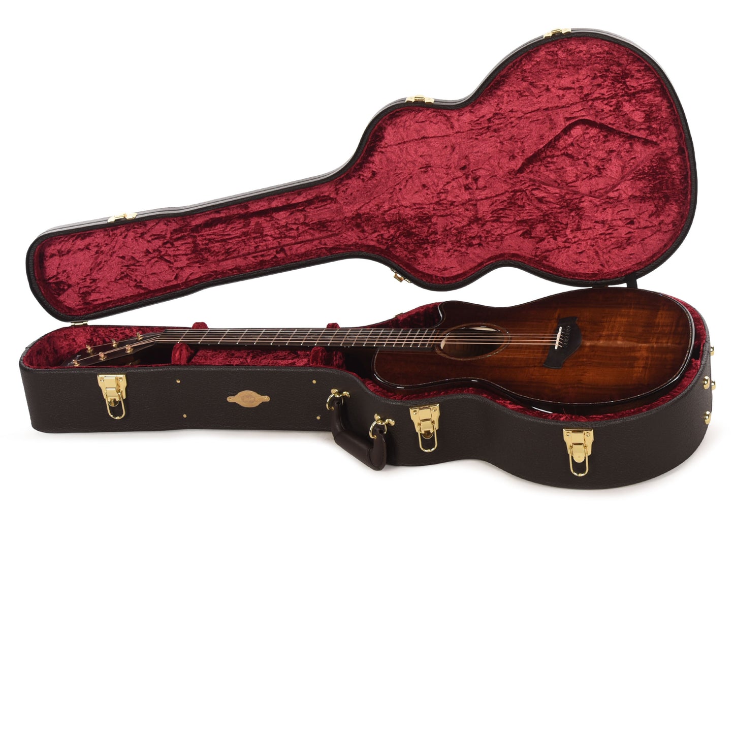 Taylor Next Generation Builder's Edition K24ce Grand Auditorium Figured Hawaiian Koa Kona Burst w/Claria Pickup Acoustic Guitars