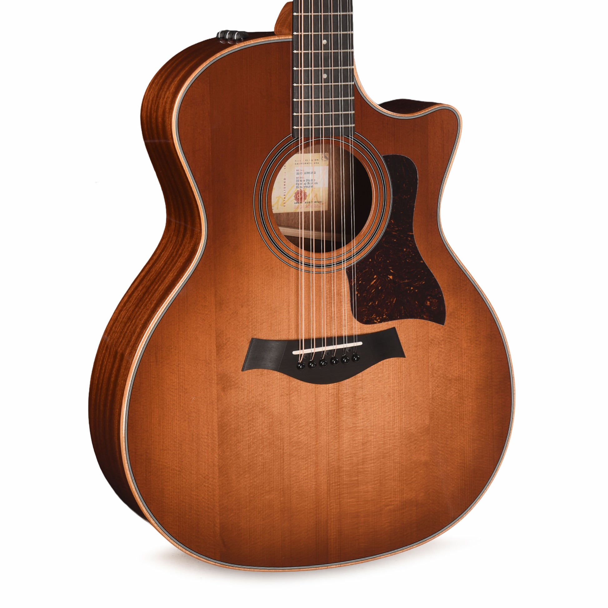 Taylor Next Generation Special Edition 354ce Studio Grand Auditorium Sitka Spruce/Sapele Honeyburst ES2 Acoustic Guitars
