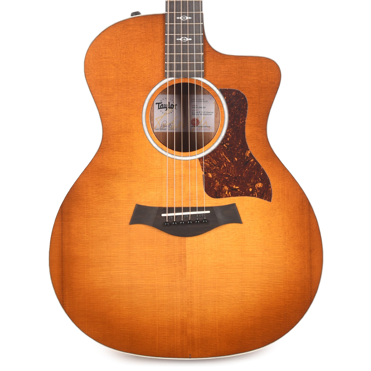 Taylor Special Edition 214ce-K DLX Grand Auditorium Torrefied Sitka Spruce/Hawaiian Koa Honeyburst ES2 Acoustic Guitars