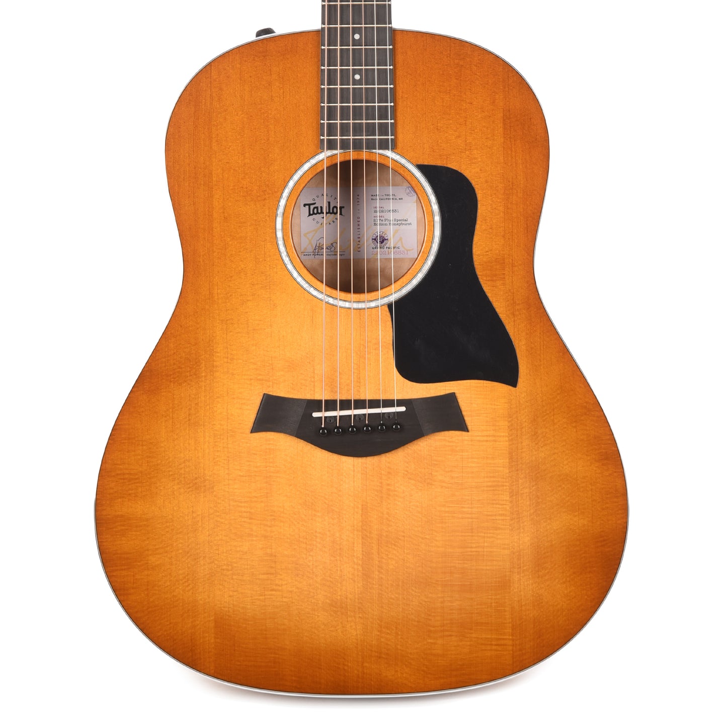 Taylor Special Edition 217e Plus Grand Pacific Torrefied Spruce/Big Leaf Maple Honeyburst ES2 Acoustic Guitars