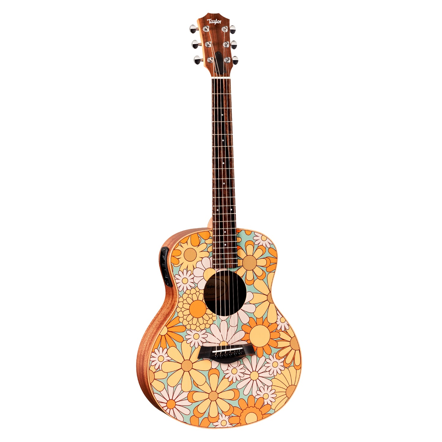 Taylor Special Edition GS Mini-e Floral Blue Acoustic Guitars
