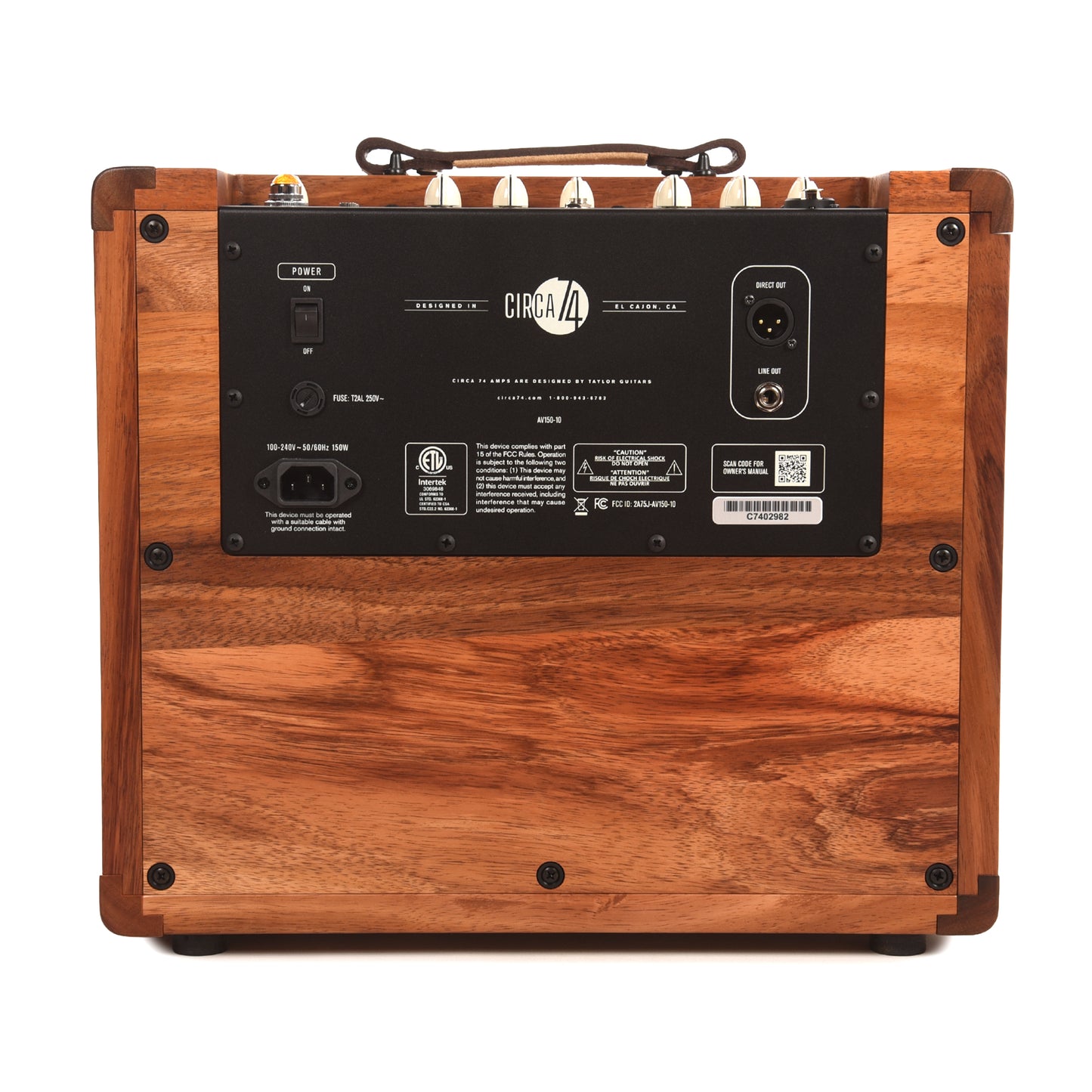 Taylor Circa 74 AV150-10 Acoustic Amplifier & Vocal System Select Koa w/Stand Amps / Guitar Amps / Guitar Combos