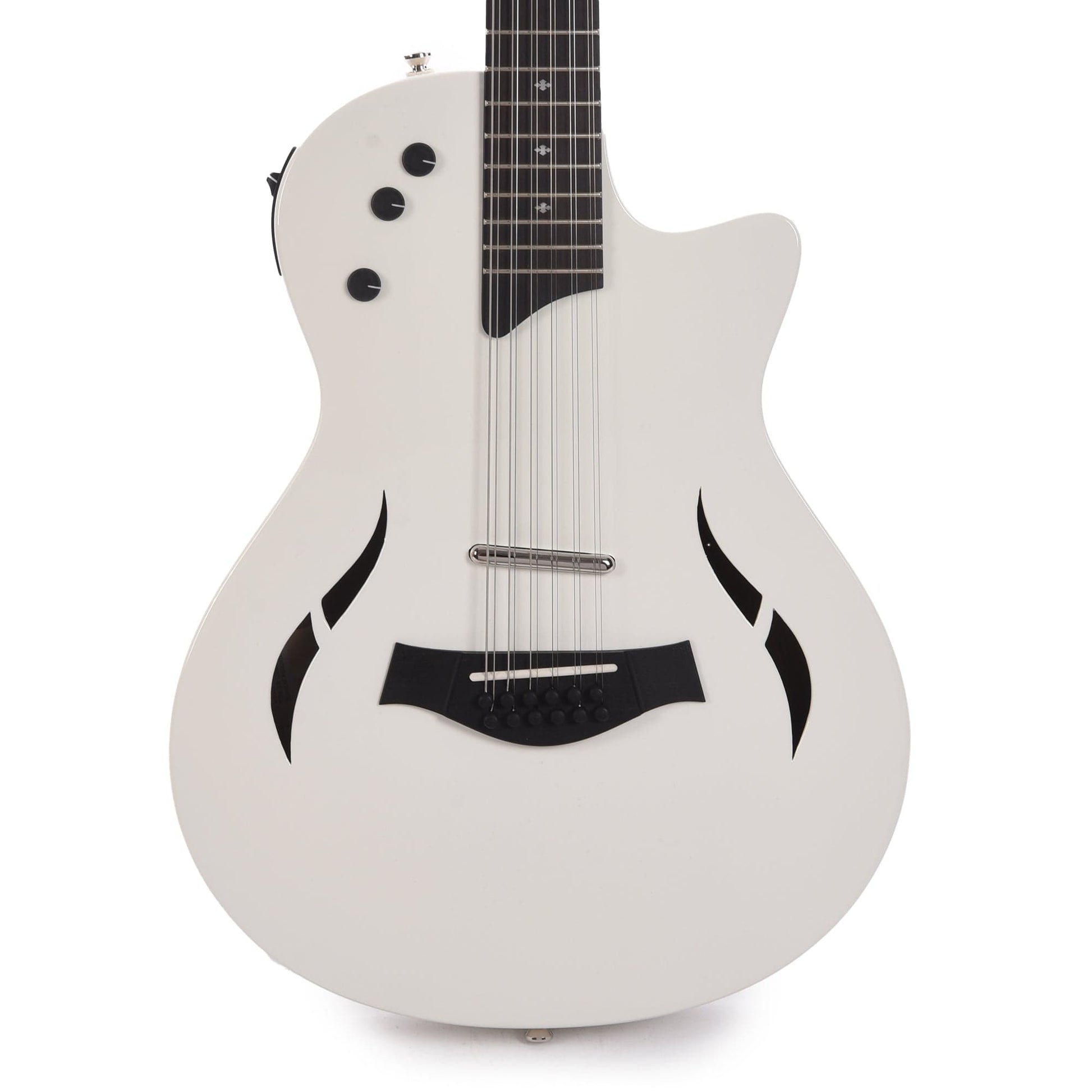 Taylor Special Edition T5z Classic Deluxe 12-String Reverse Strung Arctic White Electric Guitars / Semi-Hollow