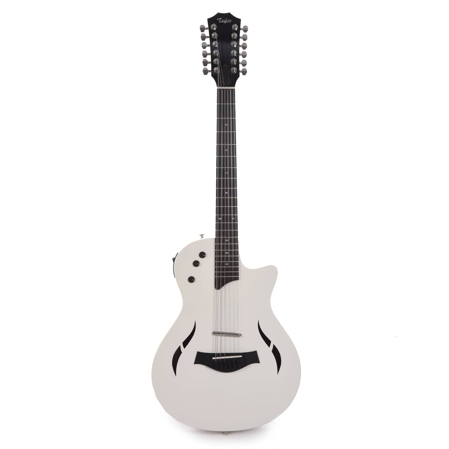 Taylor Special Edition T5z Classic Deluxe 12-String Reverse Strung Arctic White Electric Guitars / Semi-Hollow