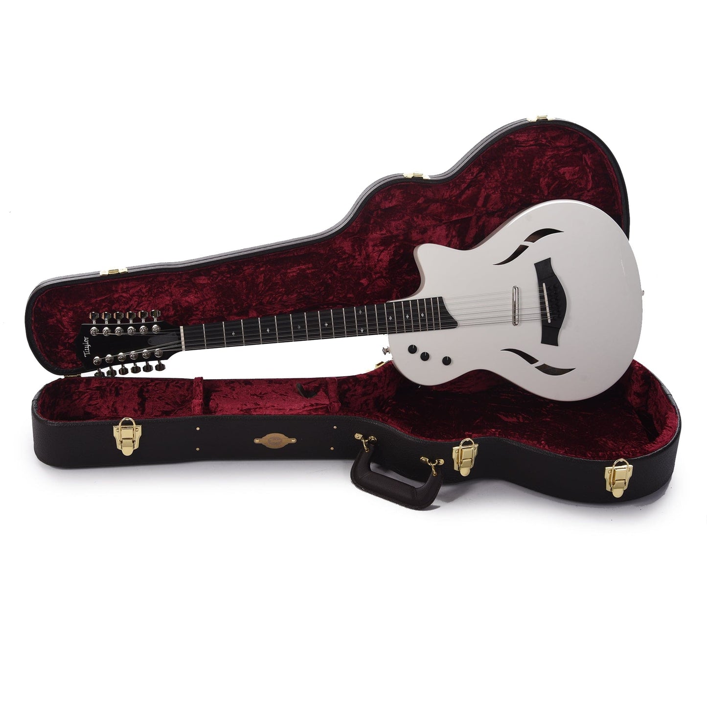 Taylor Special Edition T5z Classic Deluxe 12-String Reverse Strung Arctic White Electric Guitars / Semi-Hollow