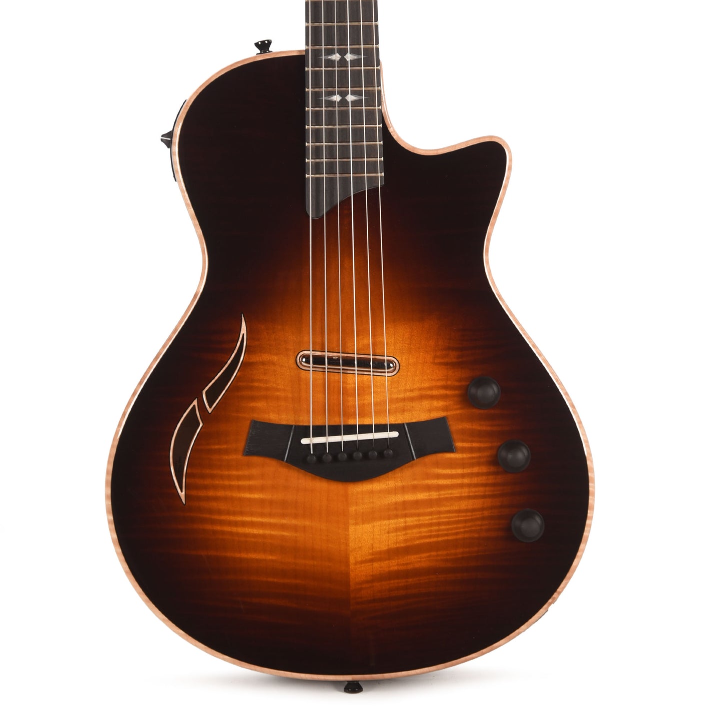 Taylor T5z Pro Figured Big Leaf Maple Dark Tobacco Sunburst Electric Guitars / Semi-Hollow