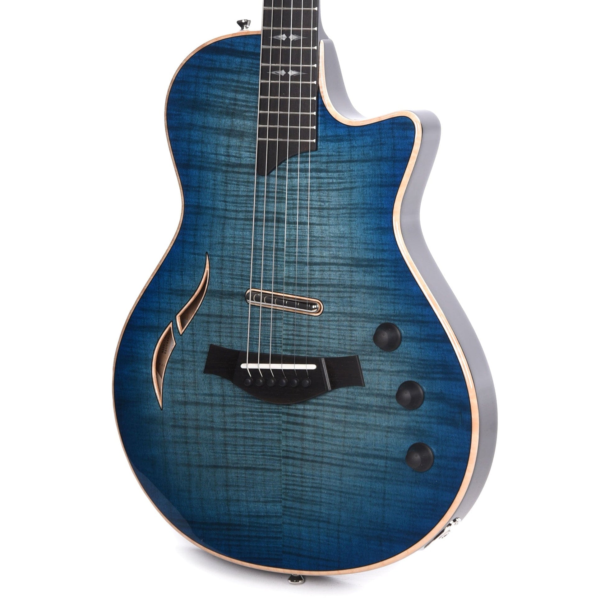 Taylor T5z Pro Figured Big Leaf Maple Harbor Blue Electric Guitars / Semi-Hollow