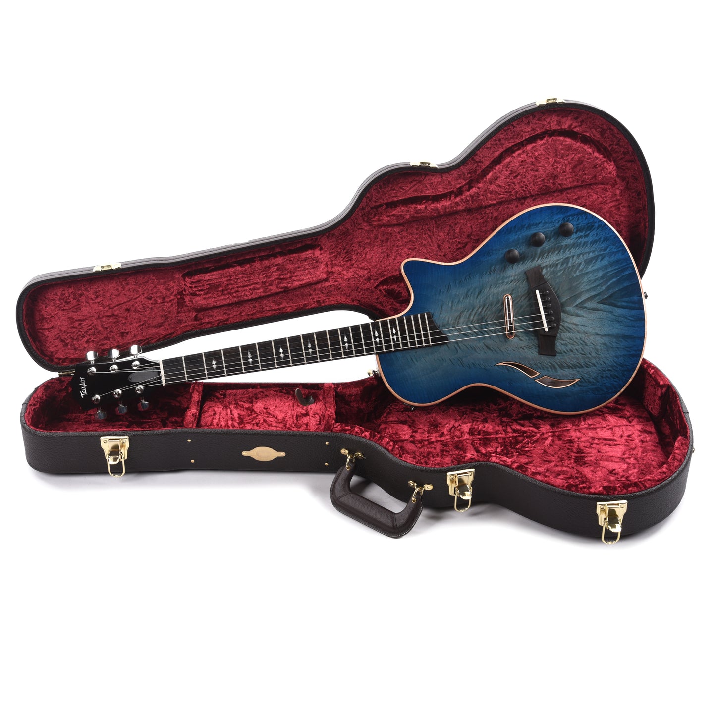Taylor T5z Pro Figured Big Leaf Maple Harbor Blue Electric Guitars / Semi-Hollow