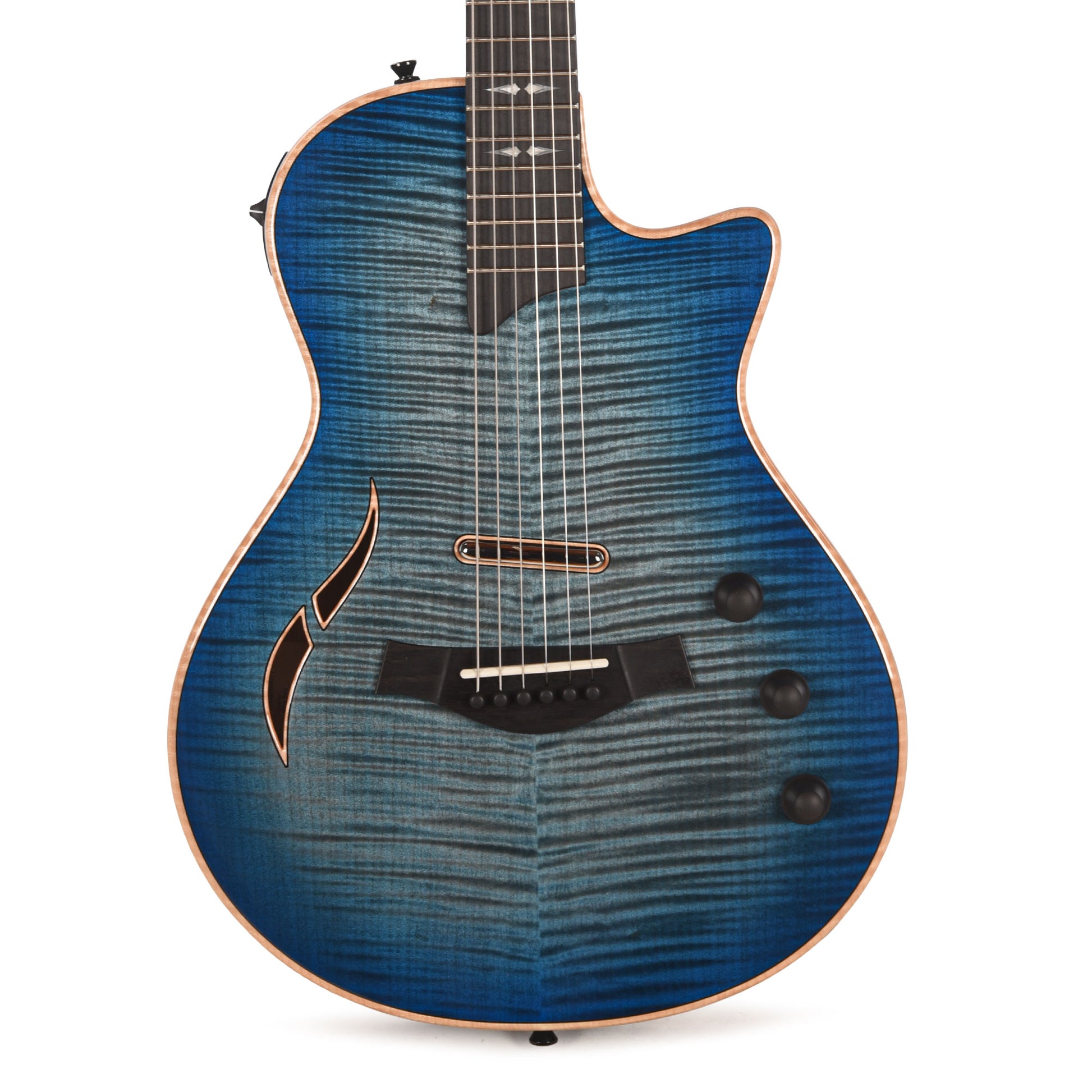 Taylor T5z Pro Figured Big Leaf Maple Harbor Blue Electric Guitars / Semi-Hollow