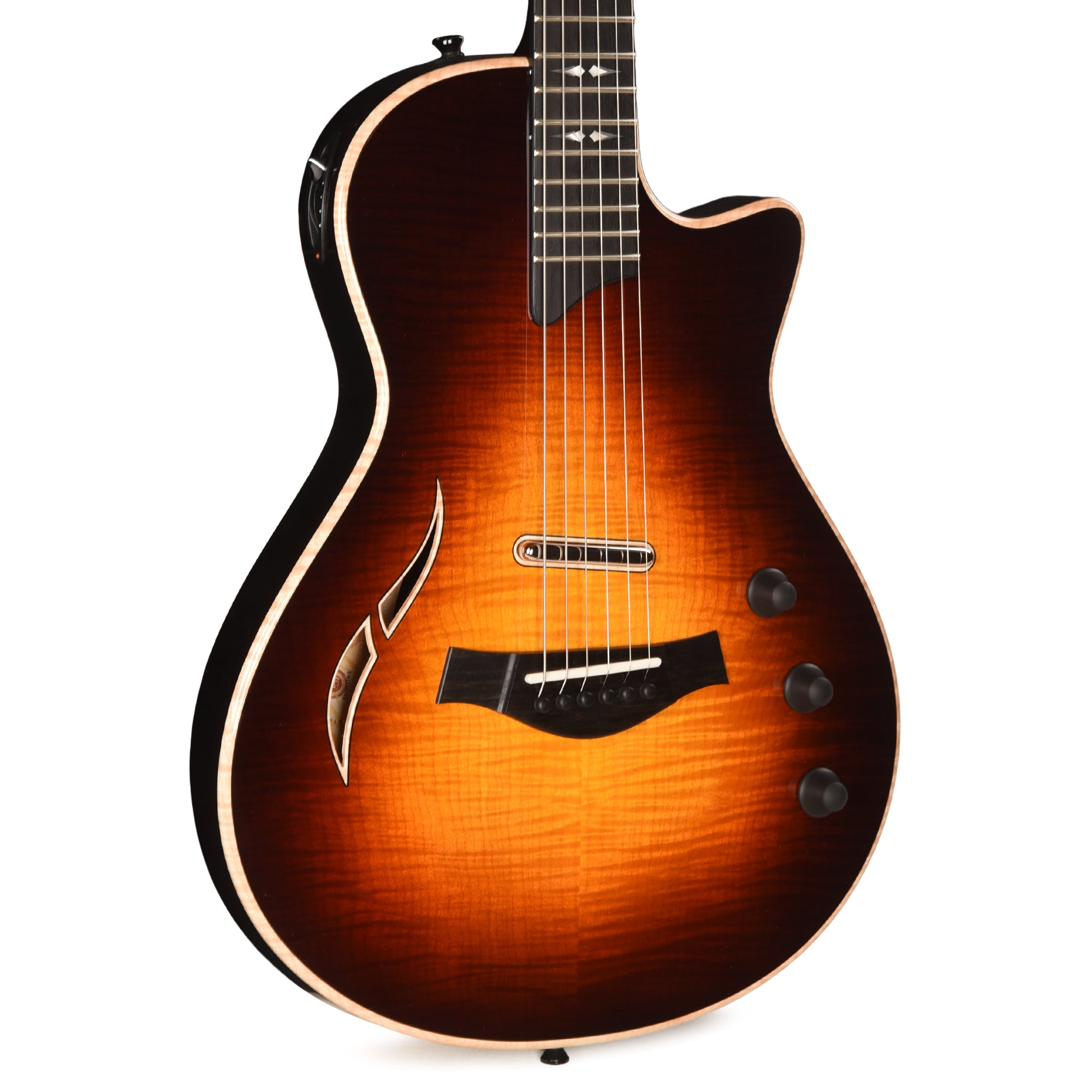 Taylor T5z Pro Figured Big Leaf Maple Dark Tobacco Sunburst Electric Guitars