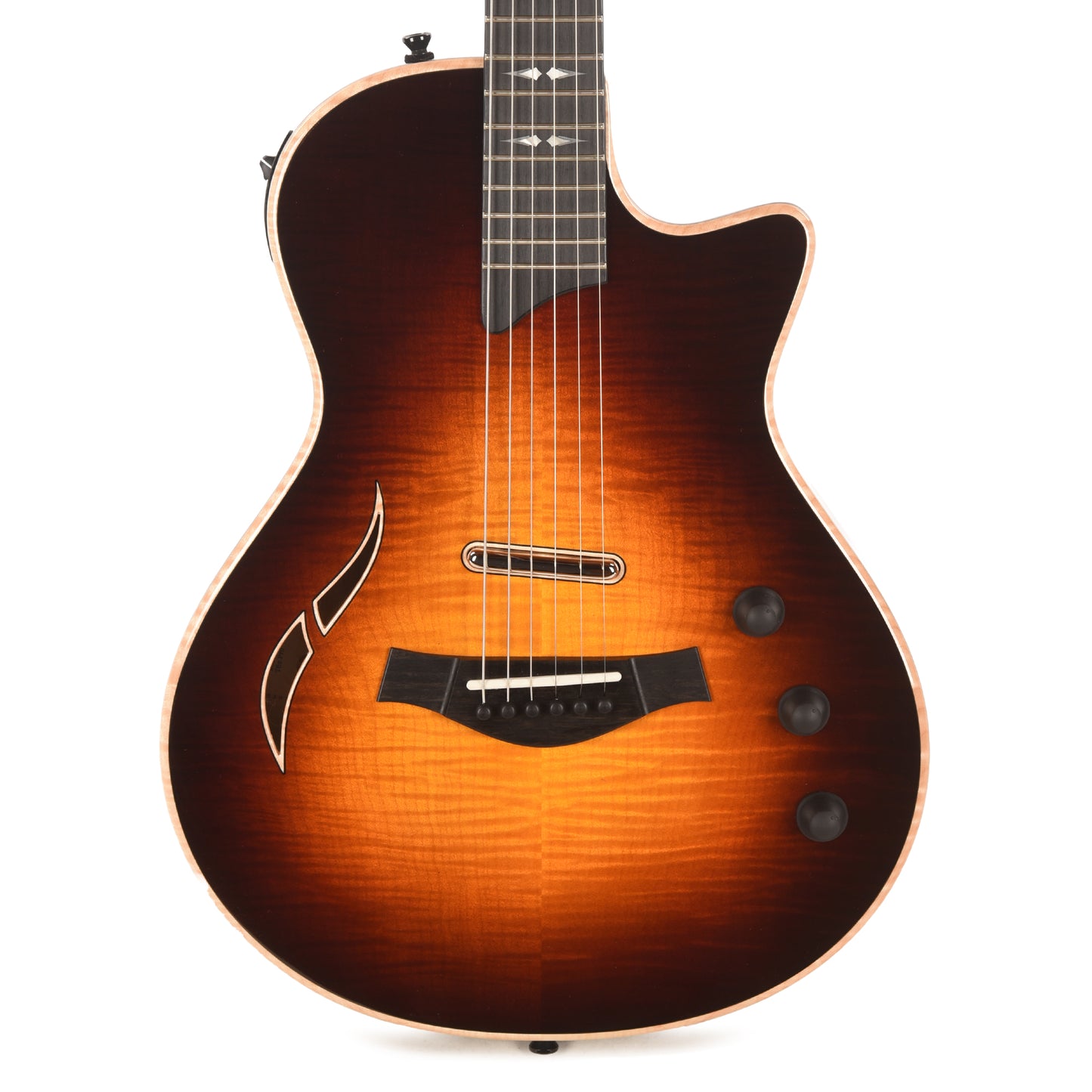 Taylor T5z Pro Figured Big Leaf Maple Dark Tobacco Sunburst Electric Guitars