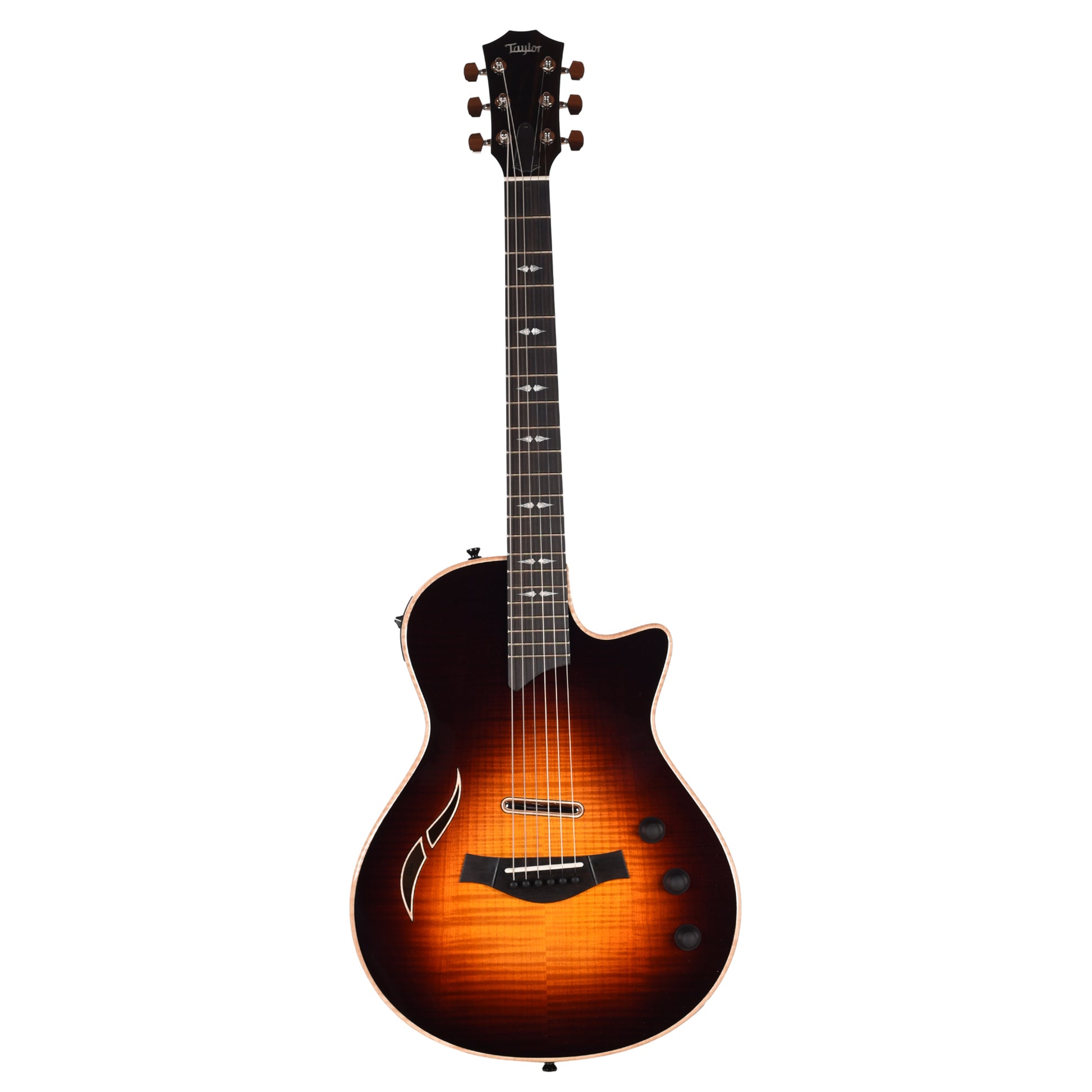 Taylor T5z Pro Figured Big Leaf Maple Dark Tobacco Sunburst Electric Guitars