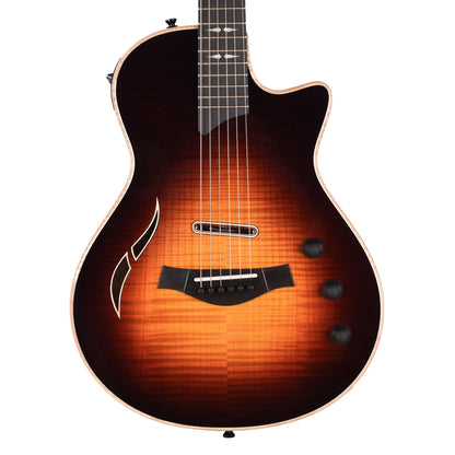Taylor T5z Pro Figured Big Leaf Maple Dark Tobacco Sunburst Electric Guitars