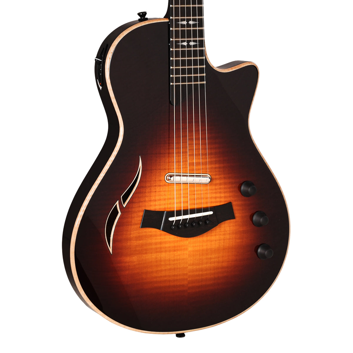 Taylor T5z Pro Figured Big Leaf Maple Dark Tobacco Sunburst Electric Guitars