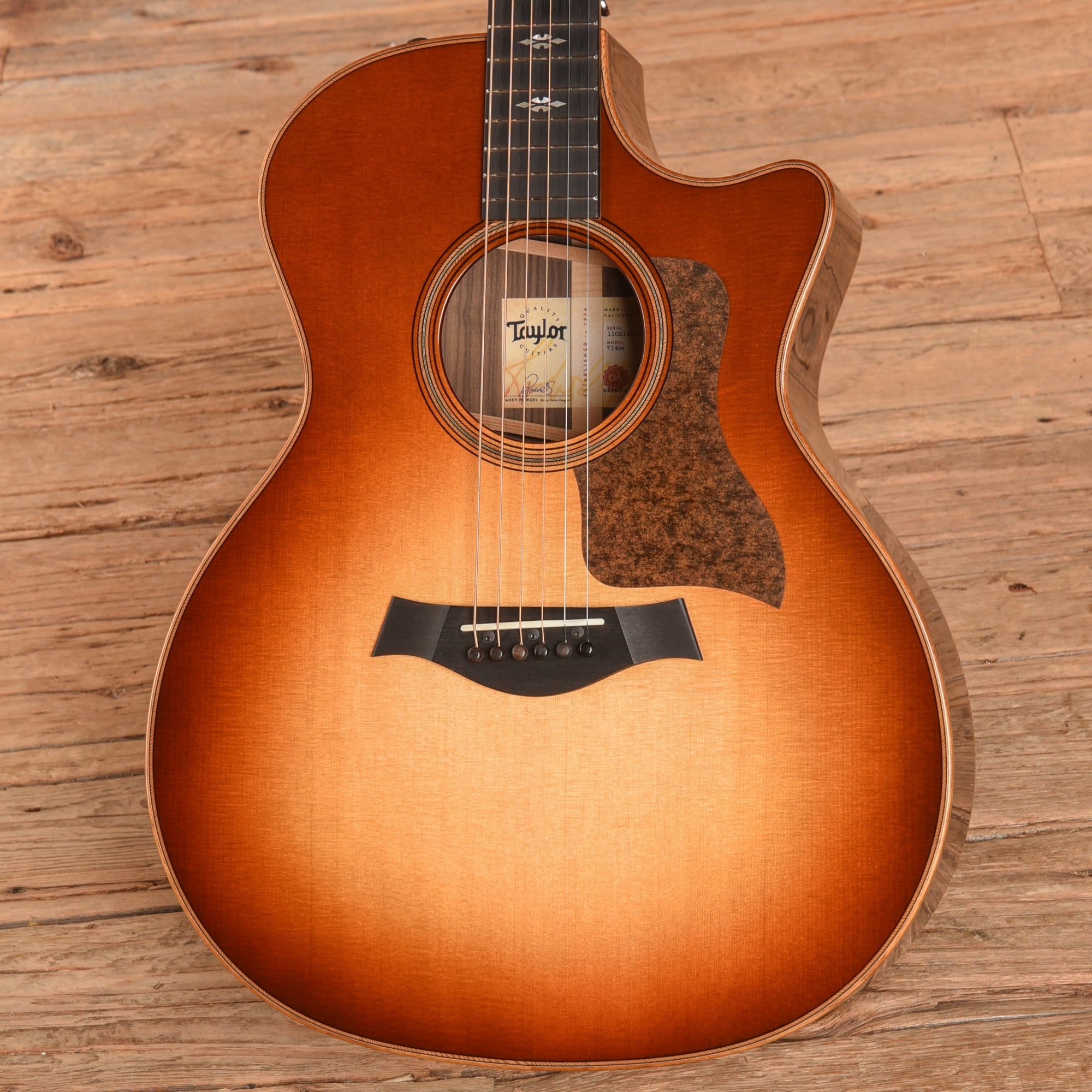 Taylor 714CE Sunburst 2016 - Zac Brown