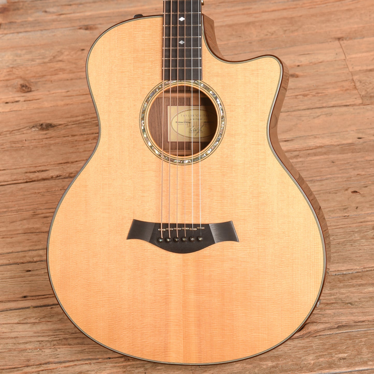 Taylor Baritone 6-String Natural 2009 - Zac Brown