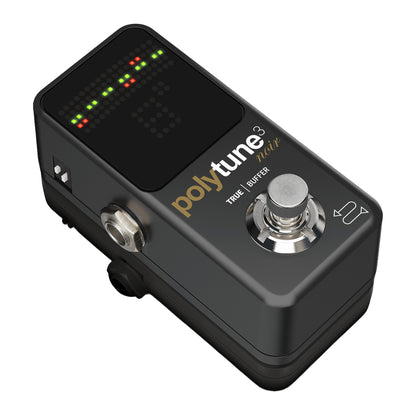 TC Electronic PolyTune 3 Noir Polyphonic Guitar Pedal Tuner Accessories / Tuners