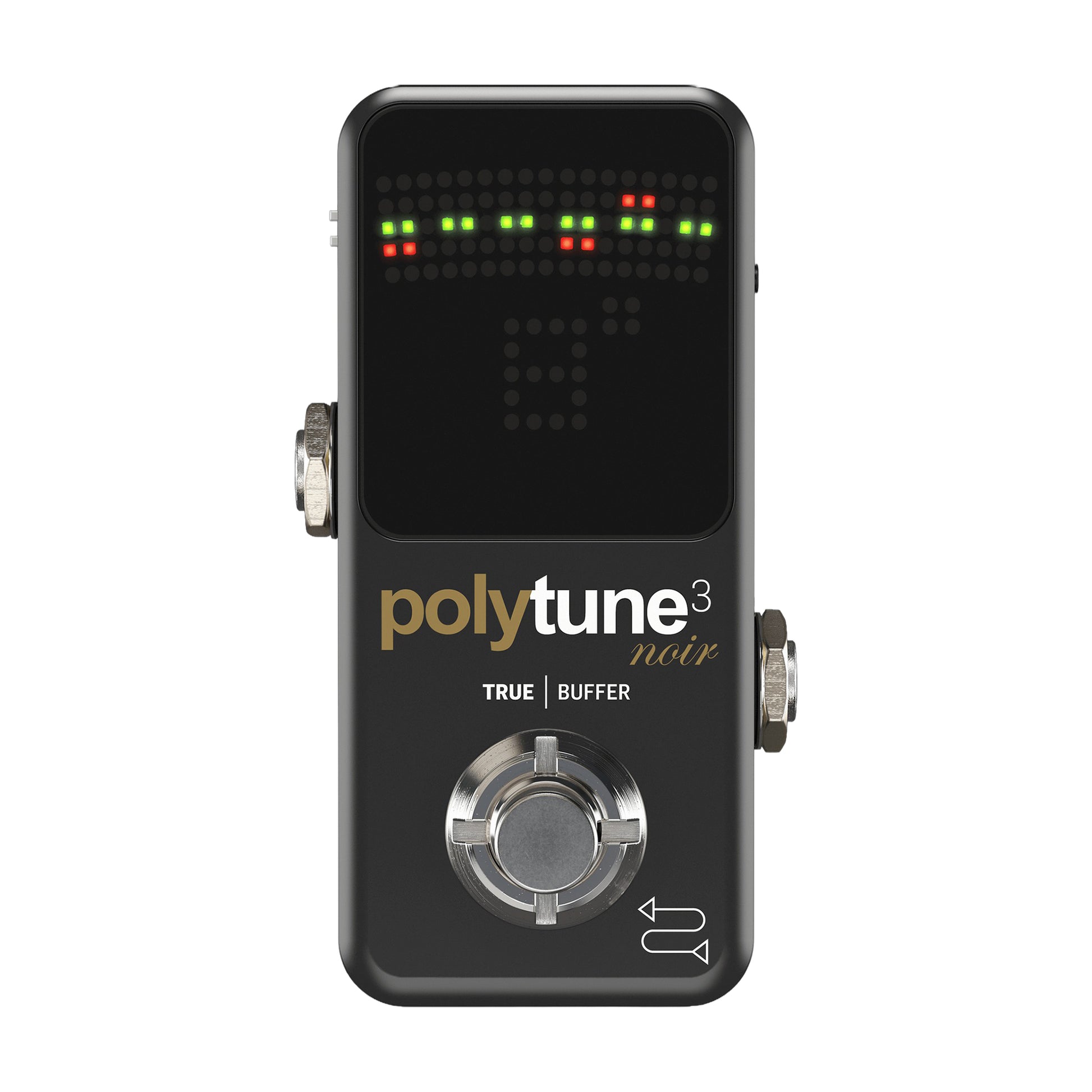 TC Electronic PolyTune 3 Noir Polyphonic Guitar Pedal Tuner Accessories / Tuners