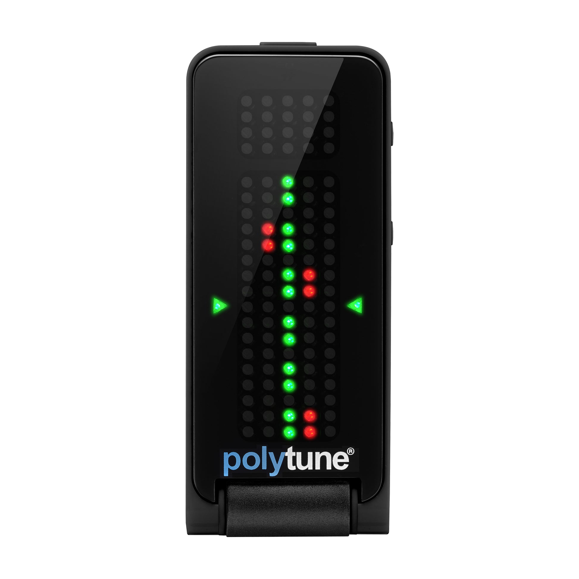 TC Electronic PolyTune Clip Polyphonic Clip-On Guitar Tuner Black Accessories / Tuners