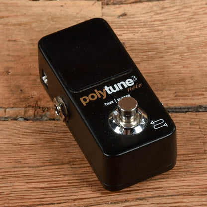 TC Electronic Polytune 3 Noir Mini Polyphonic Tuning Pedal Effect Pedals