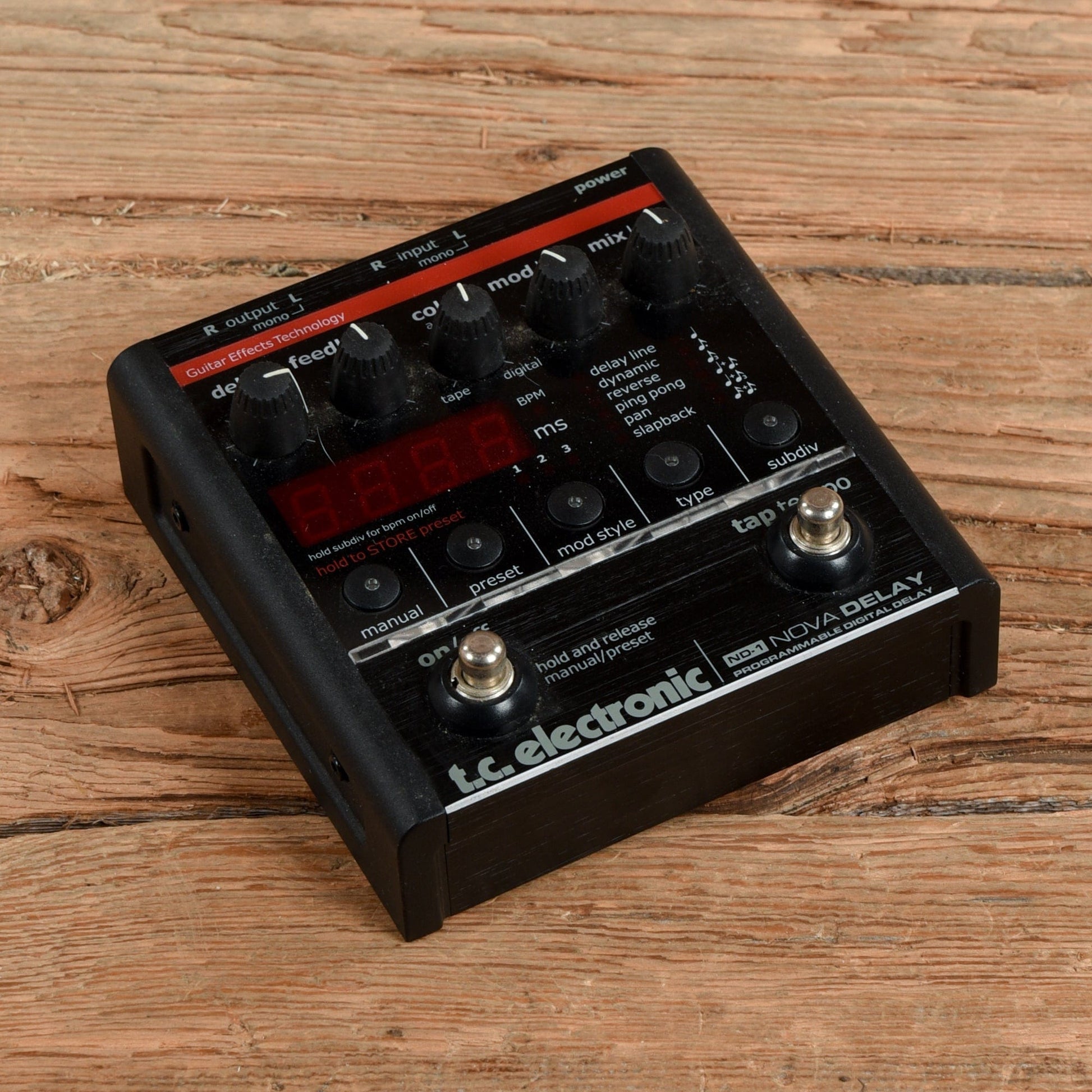 tc electronic nova delay pedal TC Electronic ND-1 Nova Delay