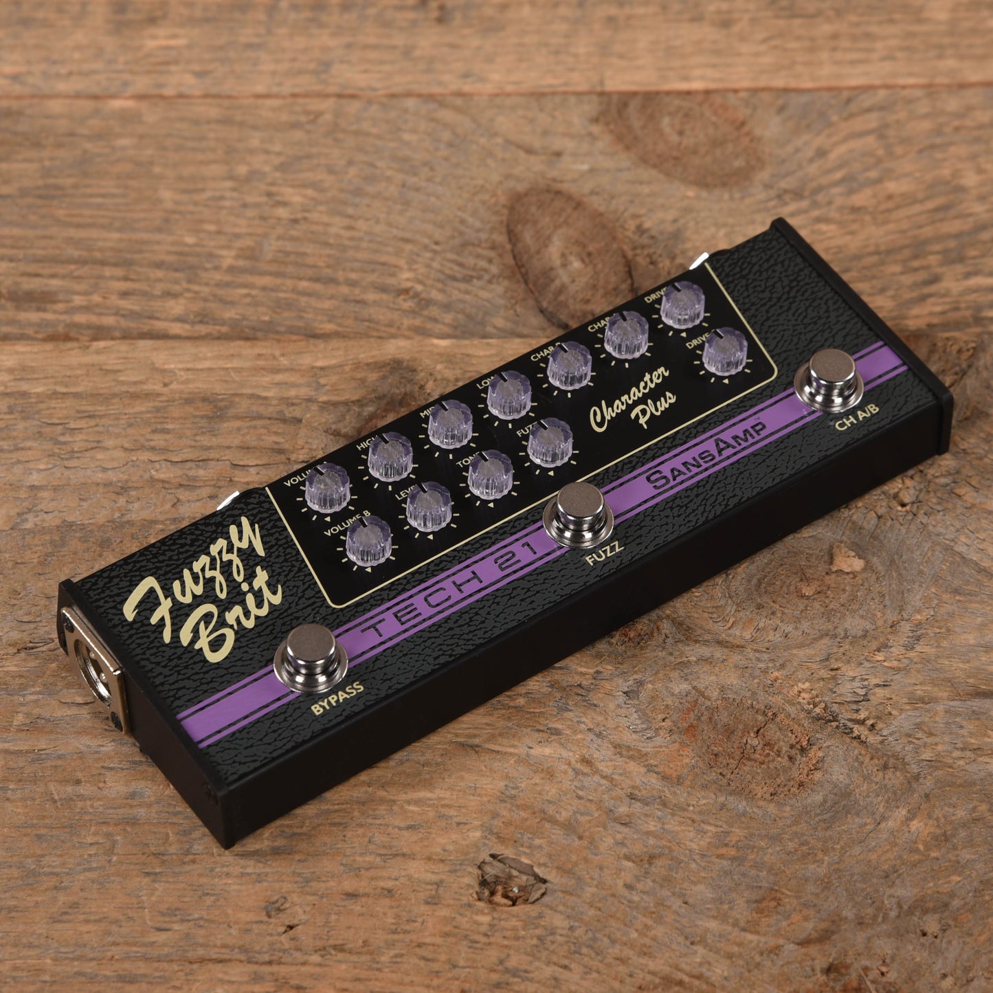 Tech 21 SansAmp Character Series Plus Fuzzy Brit Pedal Effects and Pedals / Fuzz