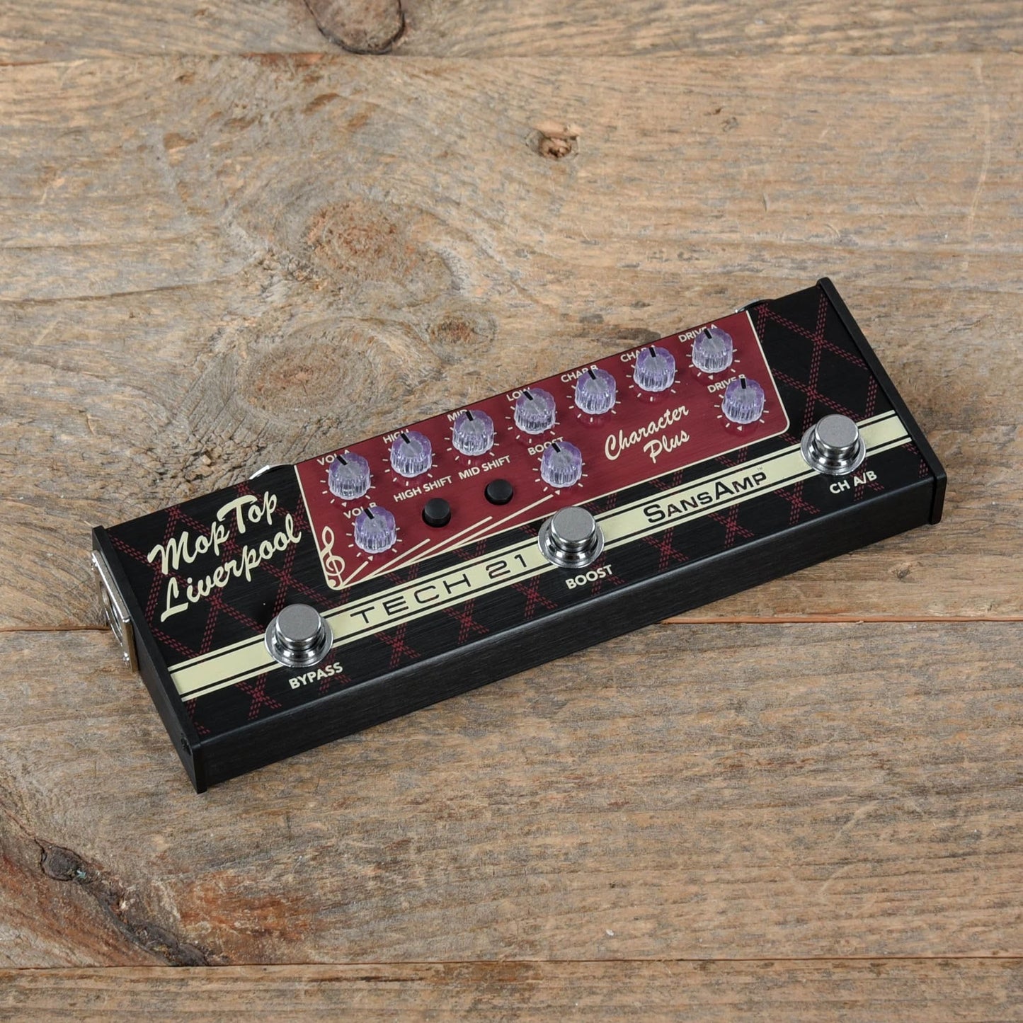Tech 21 SansAmp Character Series Plus Mop Top Liverpool Pedal Effects and Pedals / Overdrive and Boost
