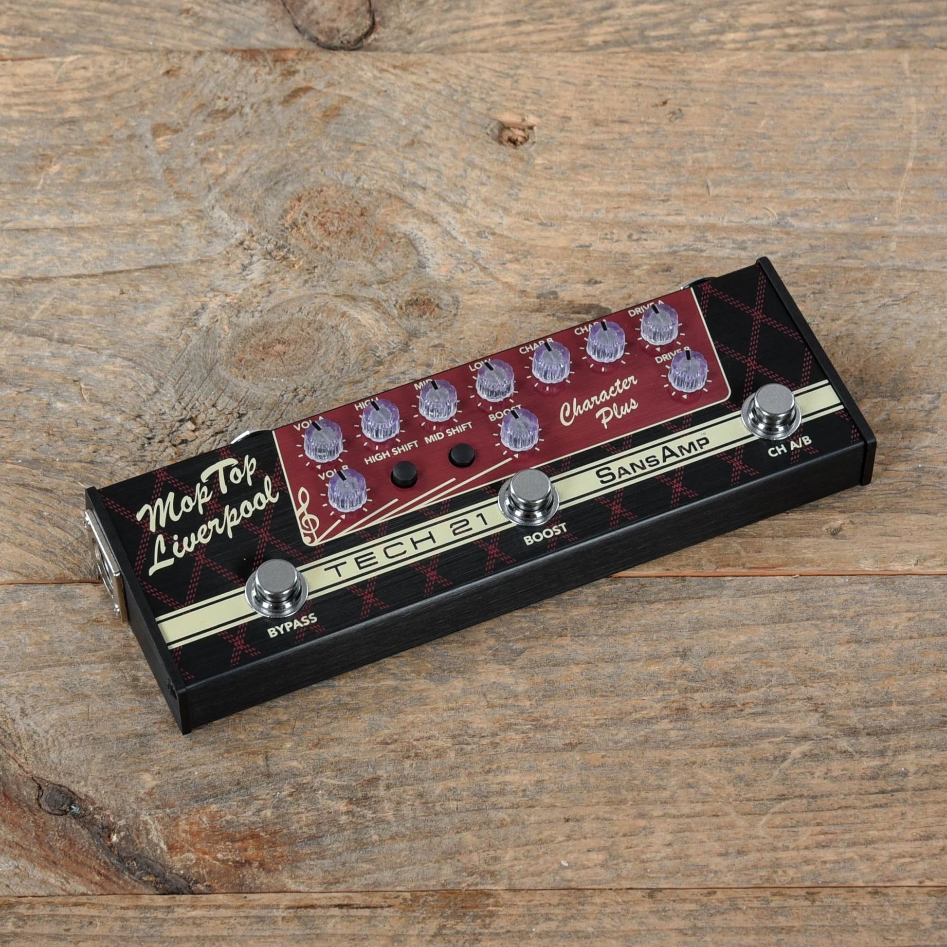 Tech 21 SansAmp Character Series Plus Mop Top Liverpool Pedal Effects and Pedals / Overdrive and Boost
