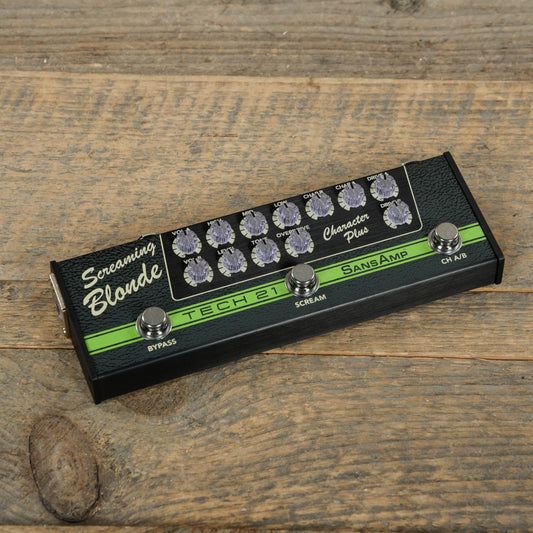 Tech 21 SansAmp Character Series Plus Screaming Blonde Pedal Effects and Pedals / Overdrive and Boost