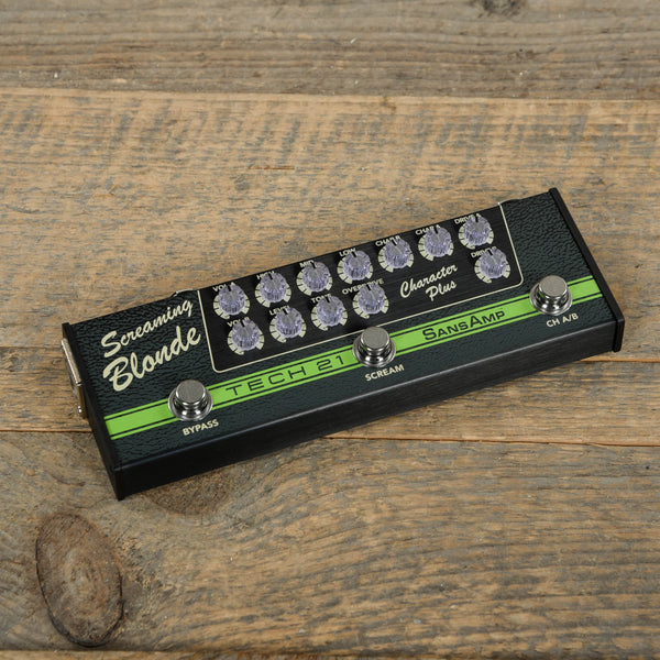 Tech 21 SansAmp Character Series Plus Screaming Blonde Pedal