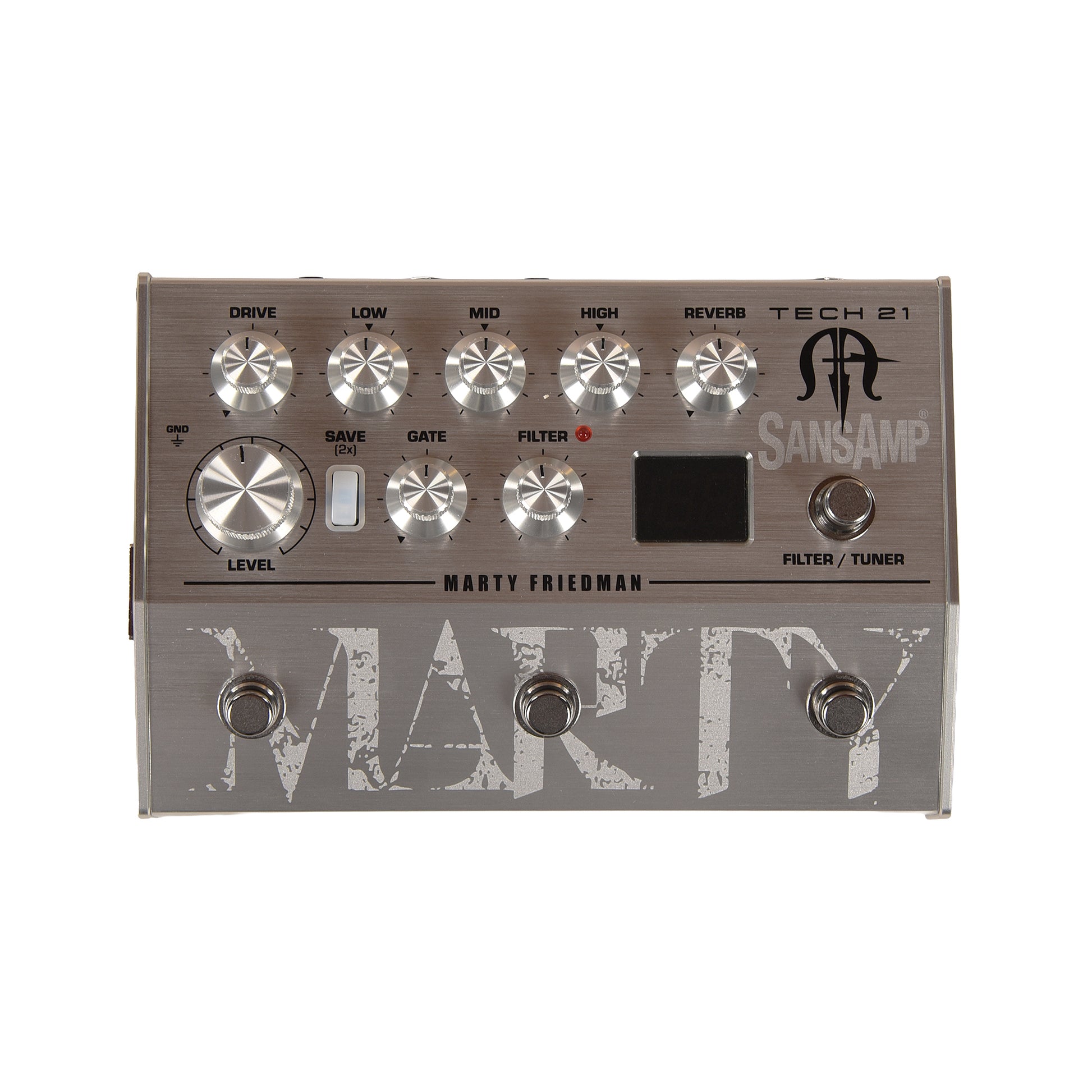 Tech 21 SansAmp Marty Friedman Signature Pre-Amp Pedal Effects and Pedals / Overdrive and Boost