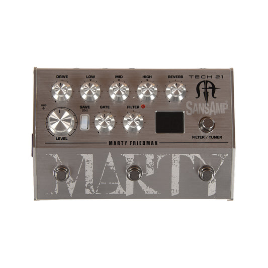 Tech 21 SansAmp Marty Friedman Signature Pre-Amp Pedal Effects and Pedals / Overdrive and Boost