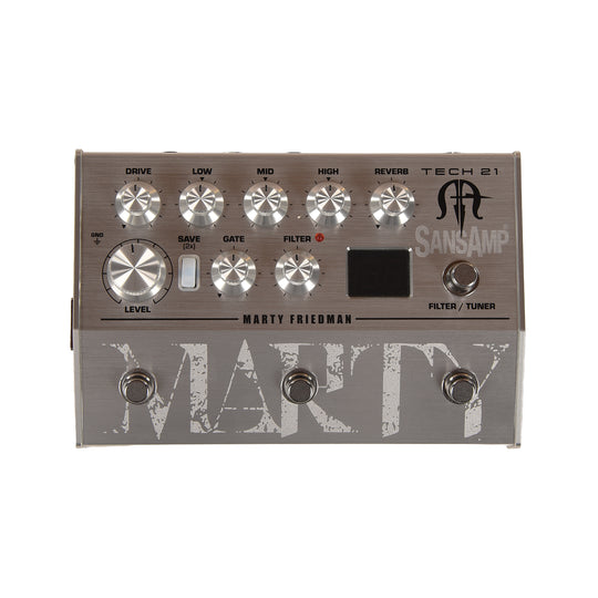 Tech 21 SansAmp Marty Friedman Signature Pre-Amp Pedal Effects and Pedals / Overdrive and Boost