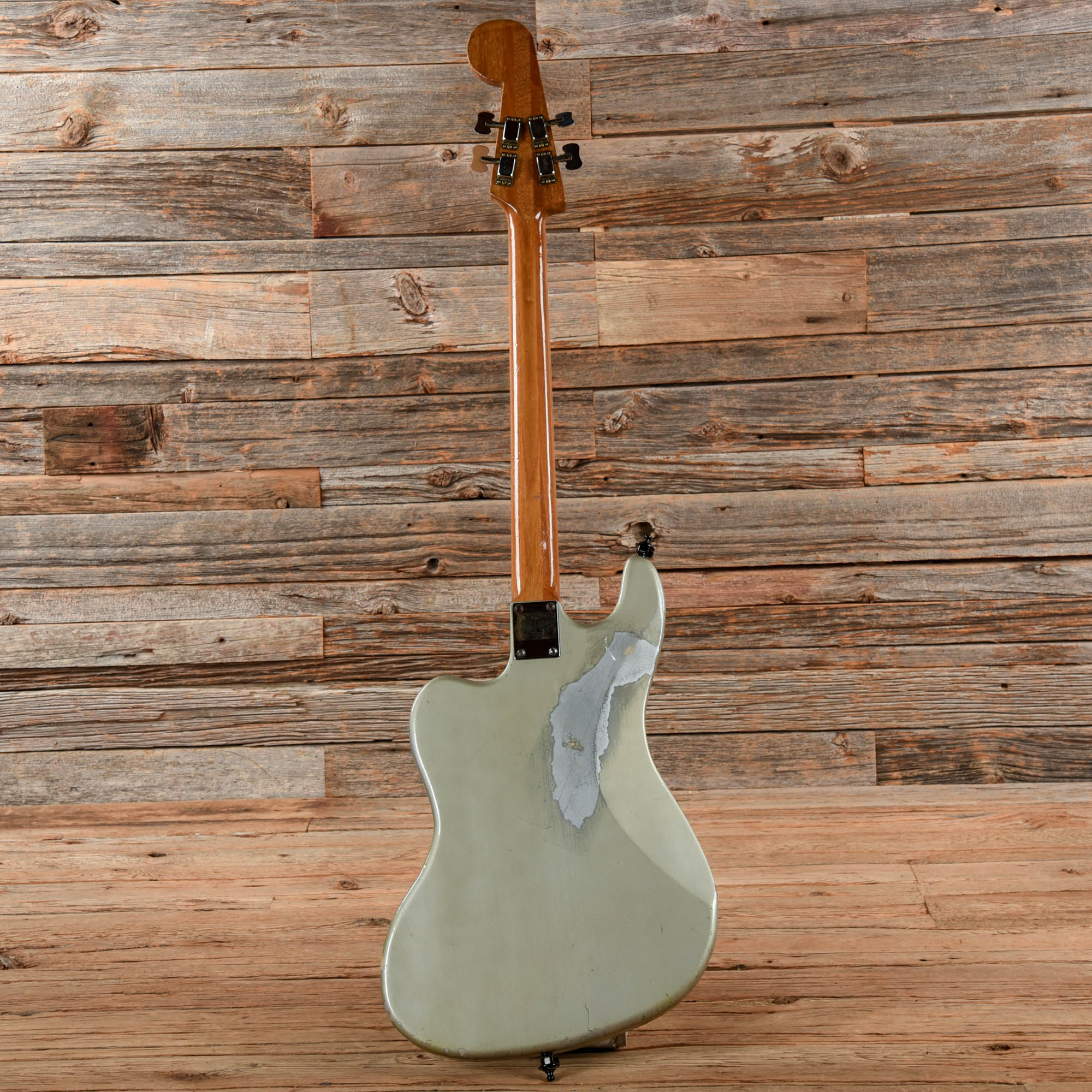 Teisco EB-200 Silver 1960s Bass Guitars / 4-String