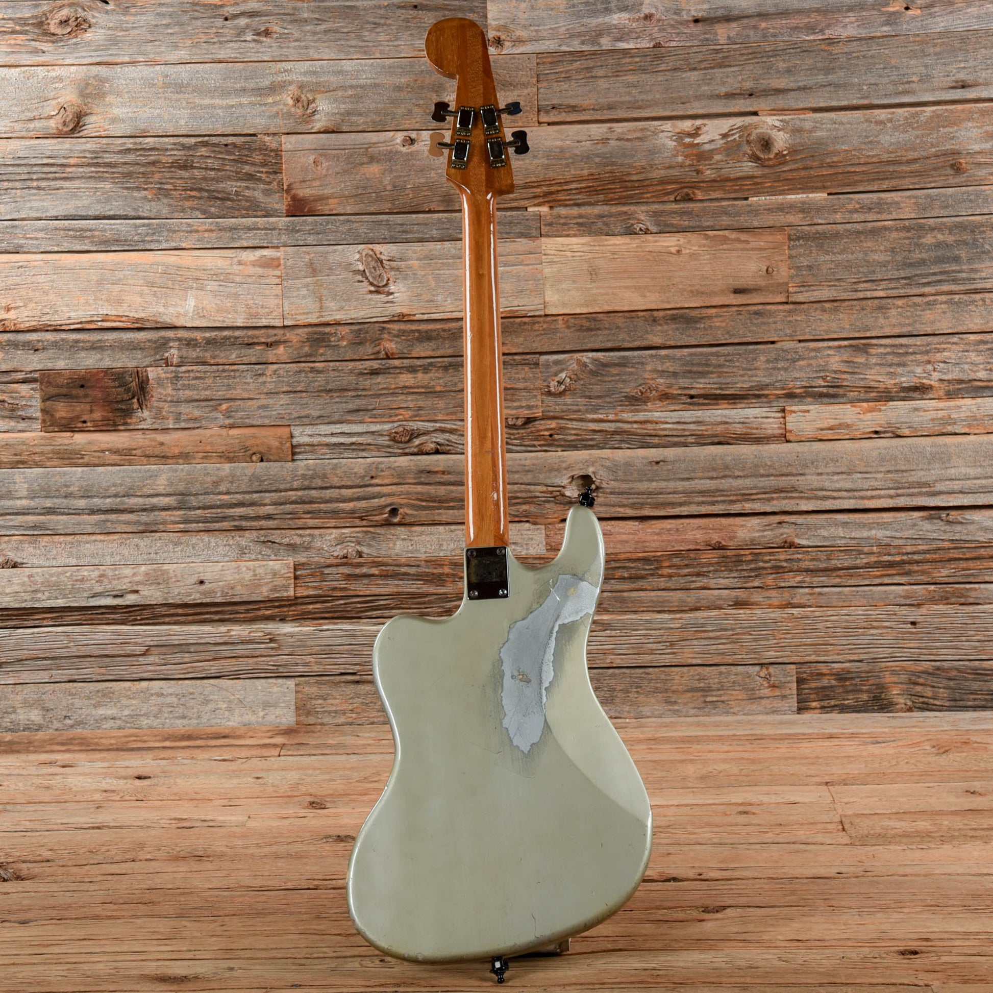 Teisco EB-200 Silver 1960s Bass Guitars / 4-String