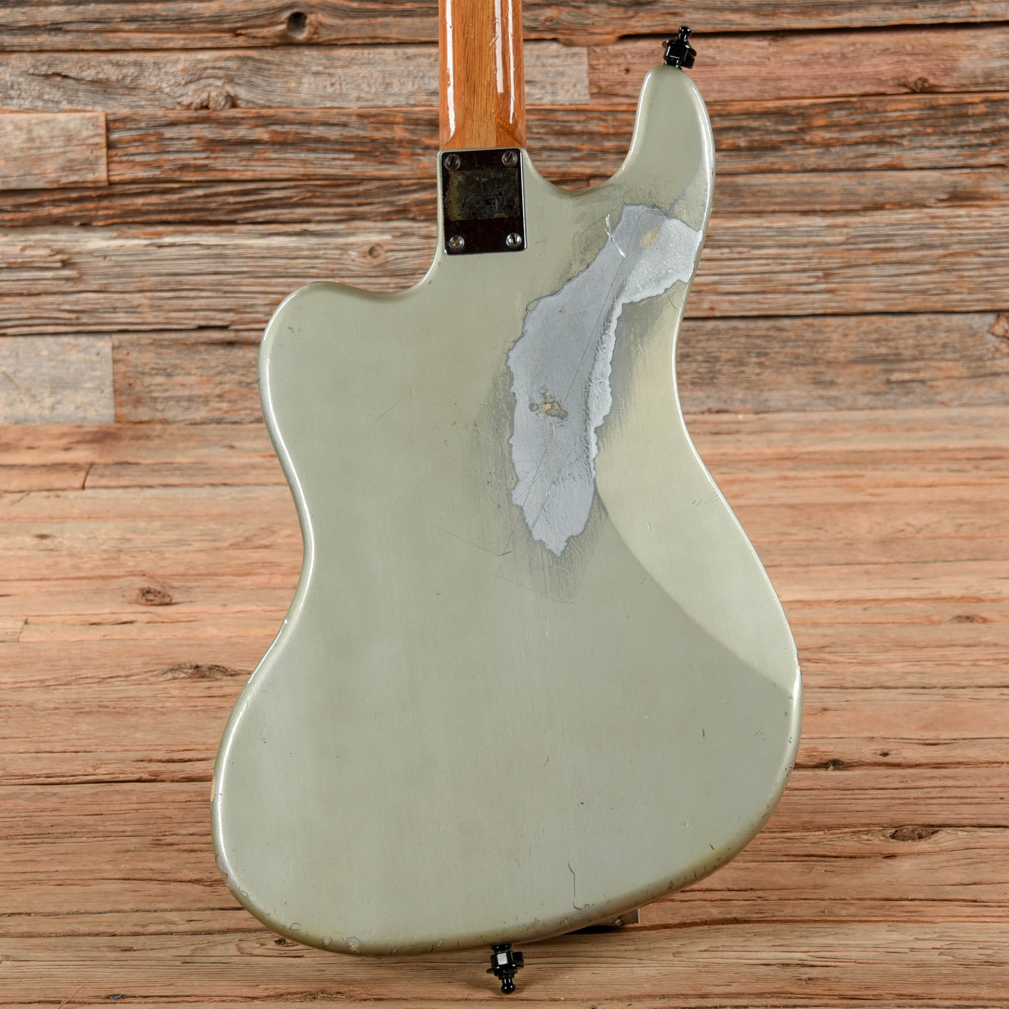 Teisco EB-200 Silver 1960s Bass Guitars / 4-String