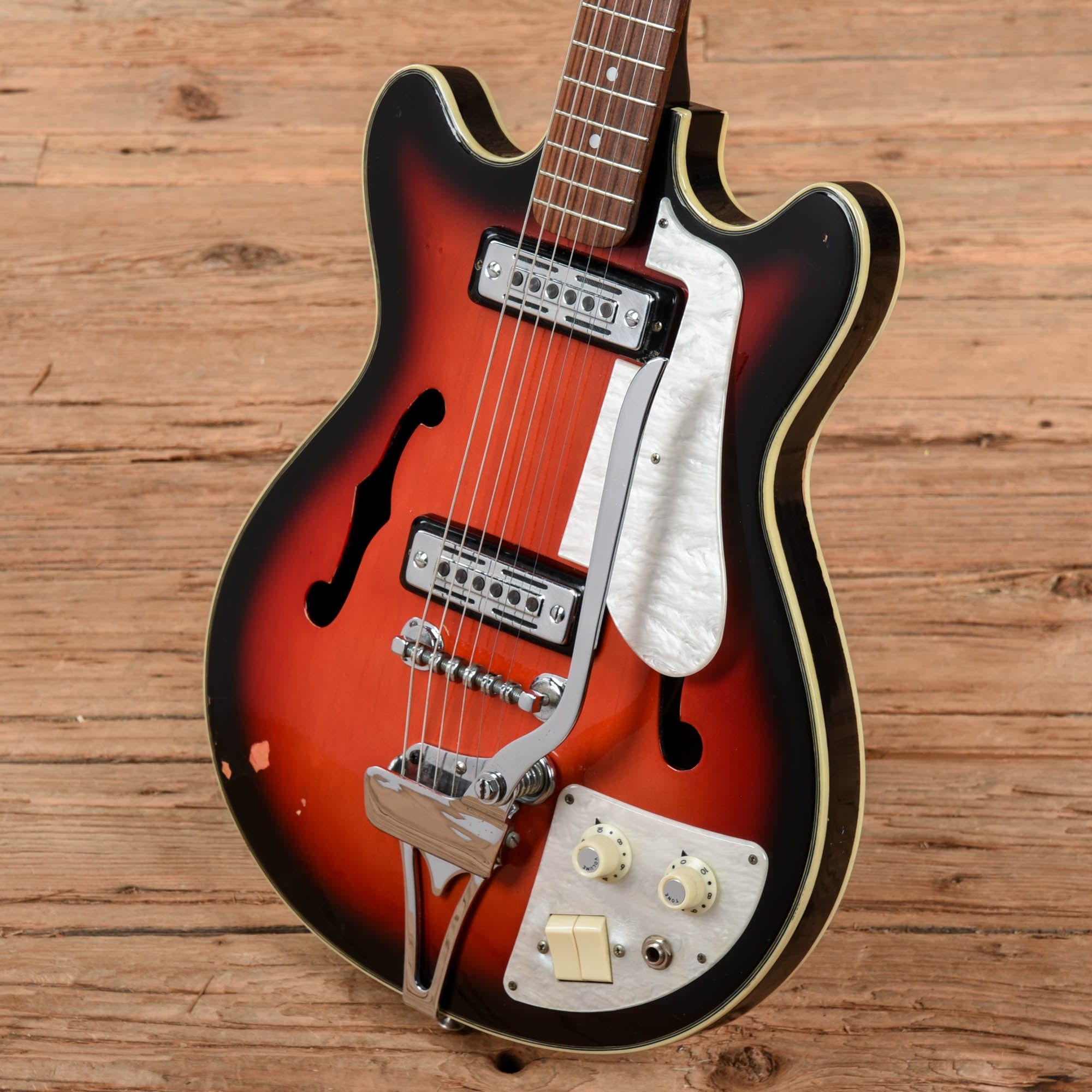 Teisco EP8T Sunburst 1960s Chicago Music Exchange
