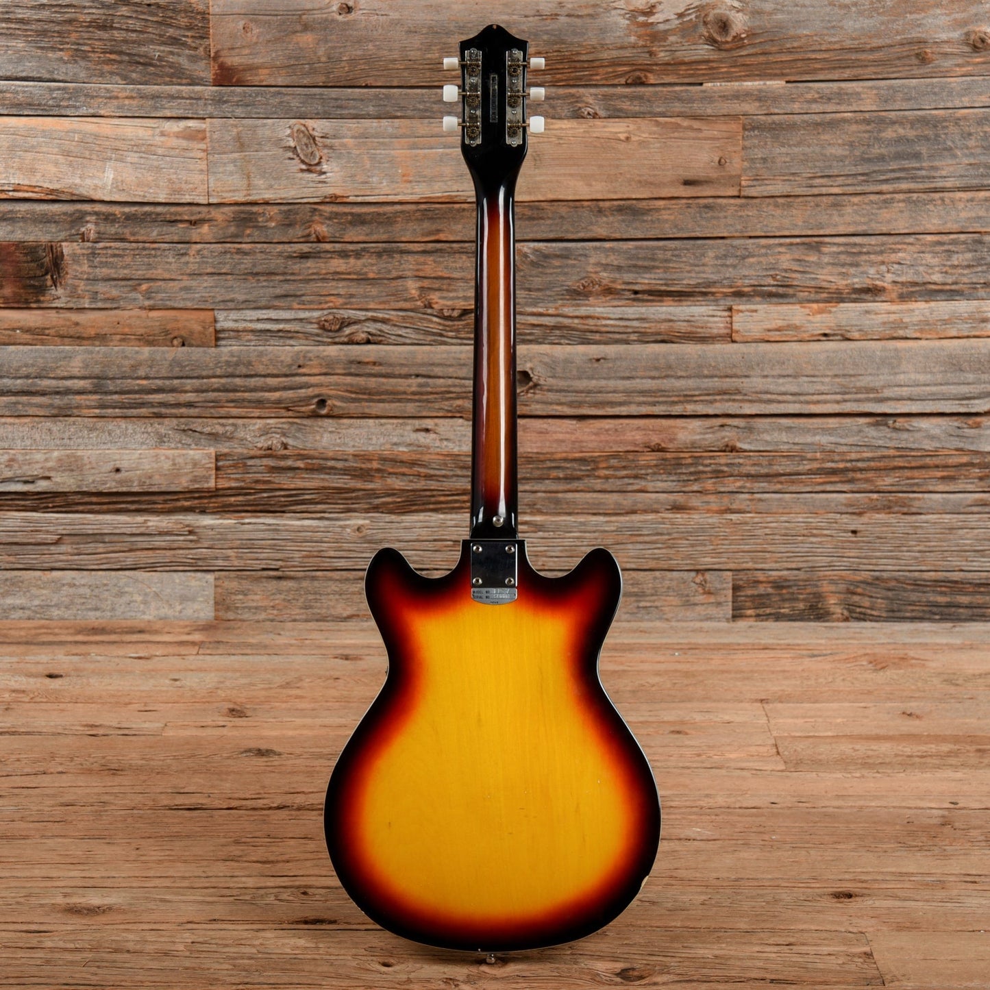 Teisco Del Rey EP-7 Sunburst 1960s Electric Guitars / Semi-Hollow