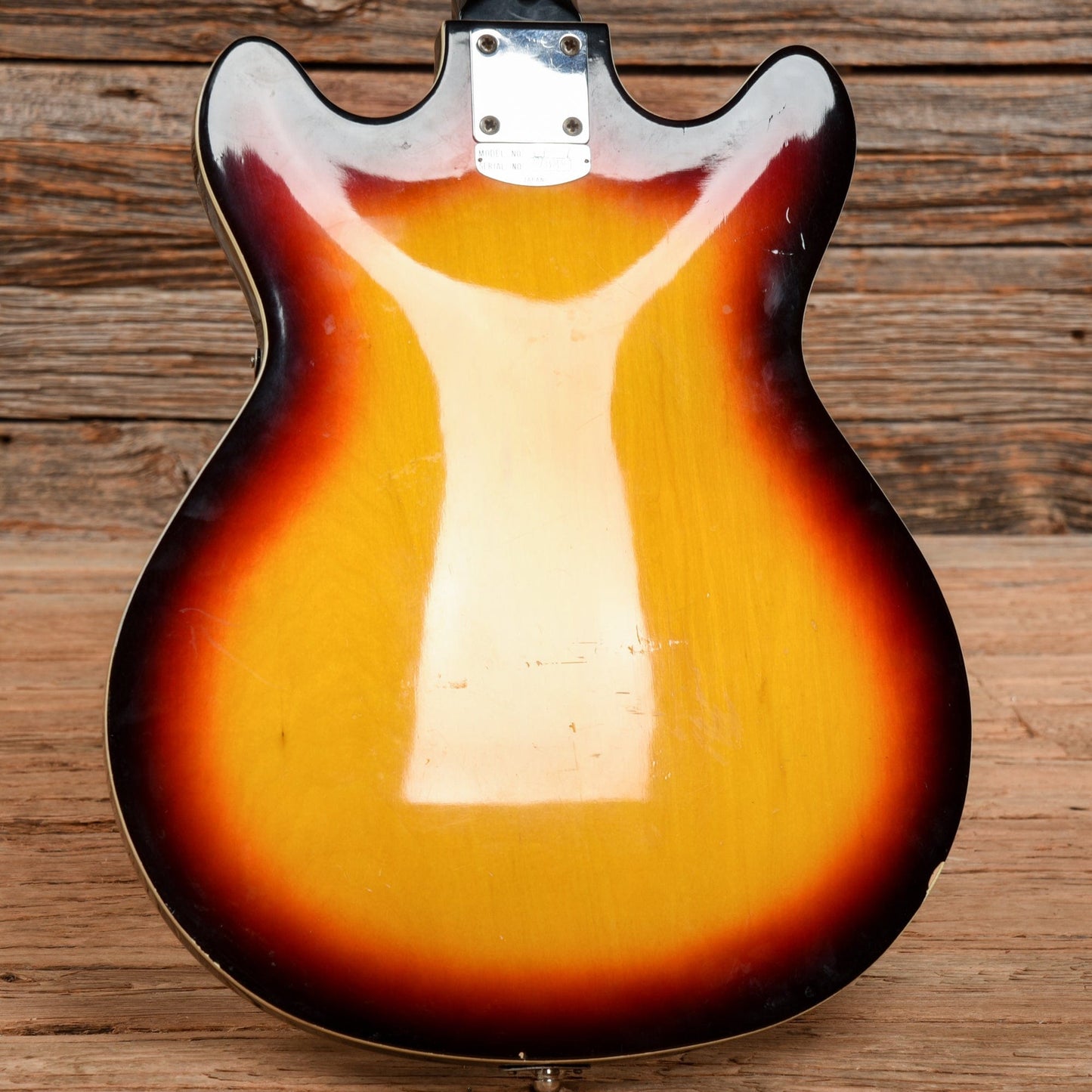 Teisco Del Rey EP-7 Sunburst 1960s Electric Guitars / Semi-Hollow