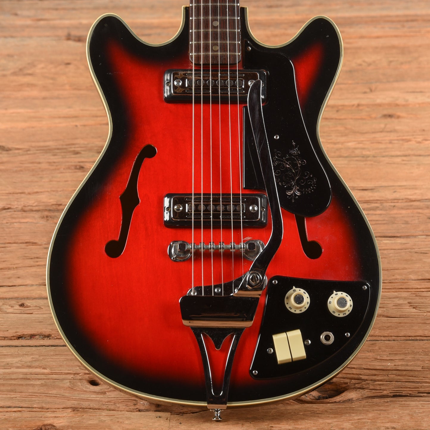 Teisco Del Rey KEP-8T Sunburst 1970s Electric Guitars / Solid Body