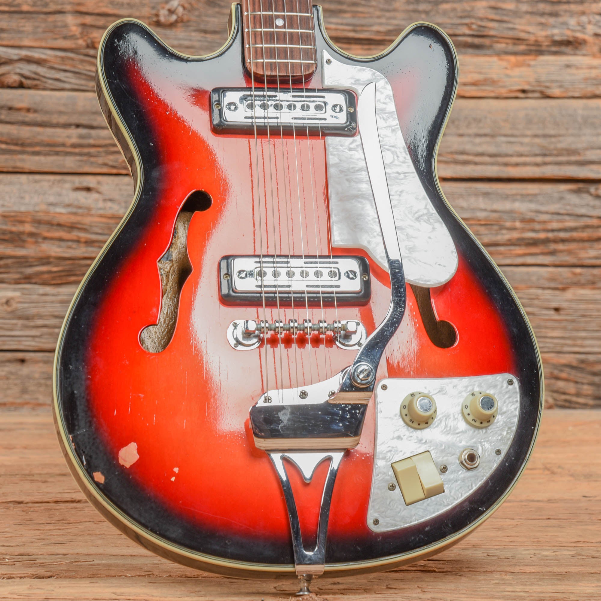 Teisco EP-8T Sunburst 1960s – Chicago Music Exchange