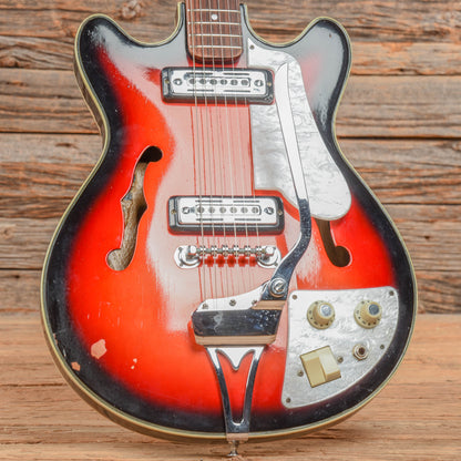 Teisco EP-8T Sunburst 1960s Electric Guitars / Solid Body
