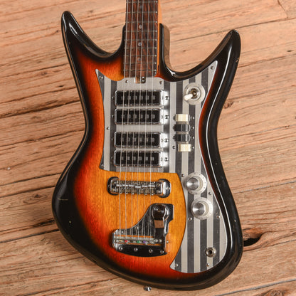 Teisco ET460 Sunburst 1965 Electric Guitars / Solid Body