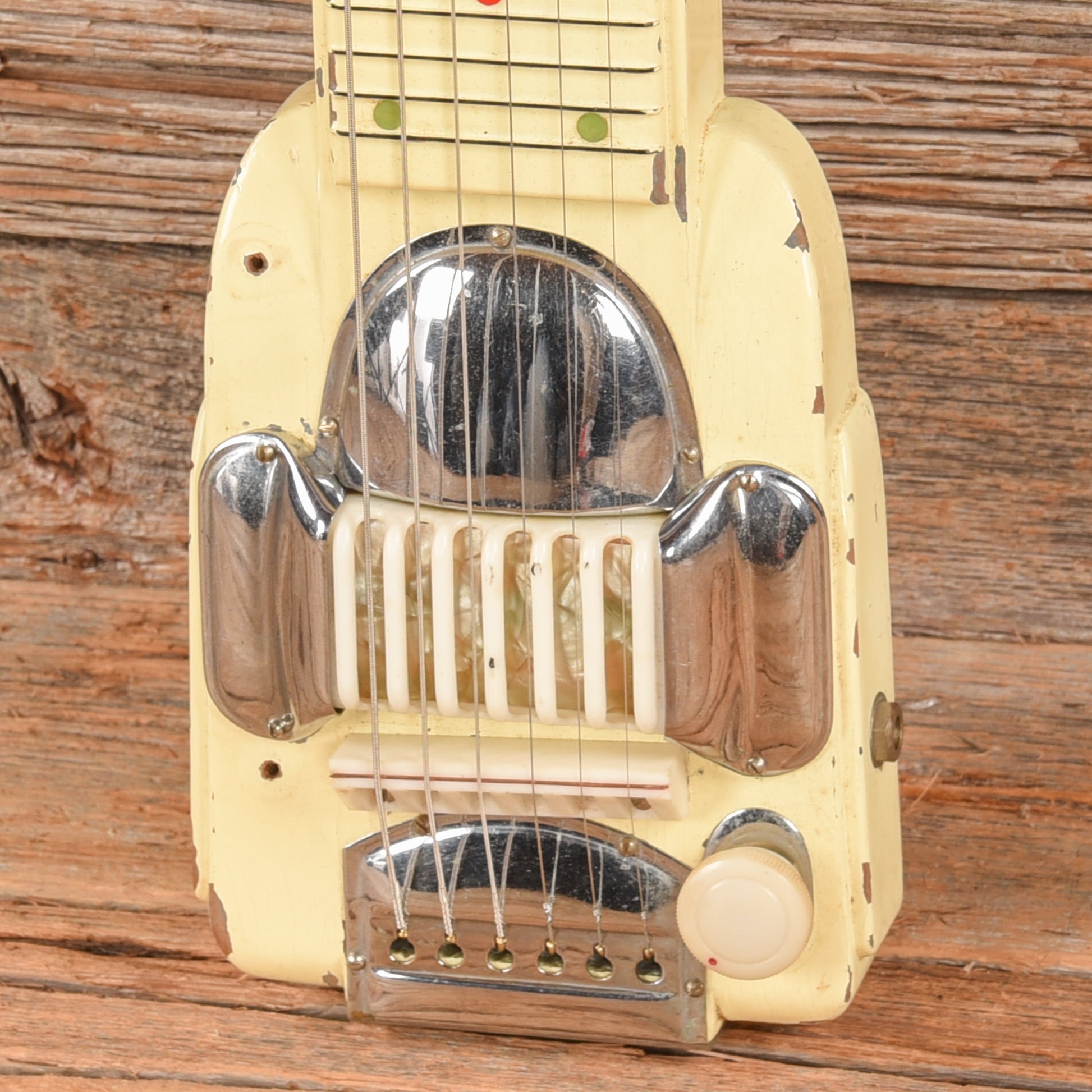 Teisco Lap Steel White Electric Guitars / Solid Body