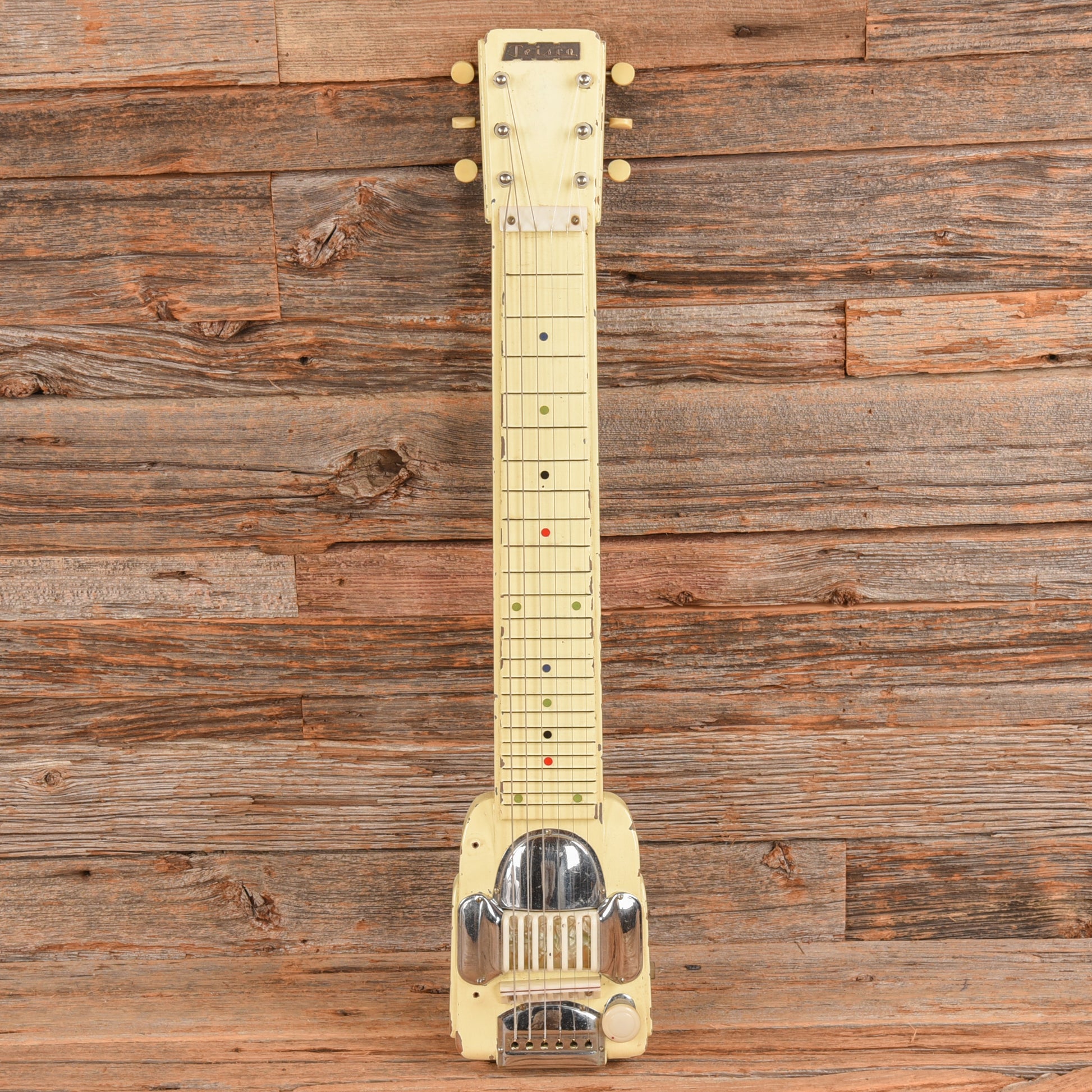 Teisco Lap Steel White Electric Guitars / Solid Body